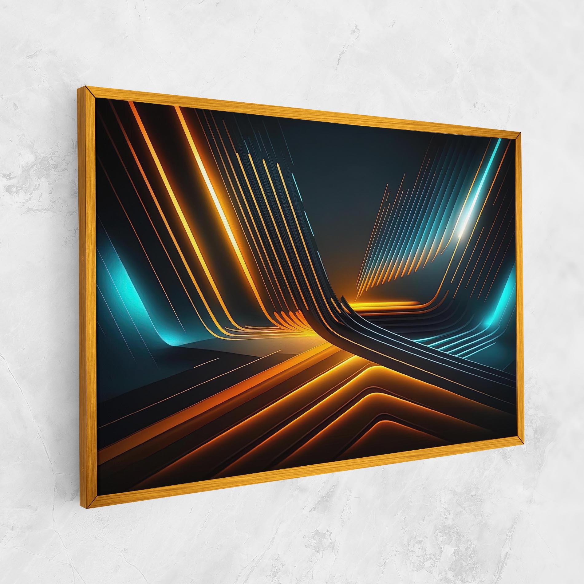 Картина на платно Futuristic Background mockup 1