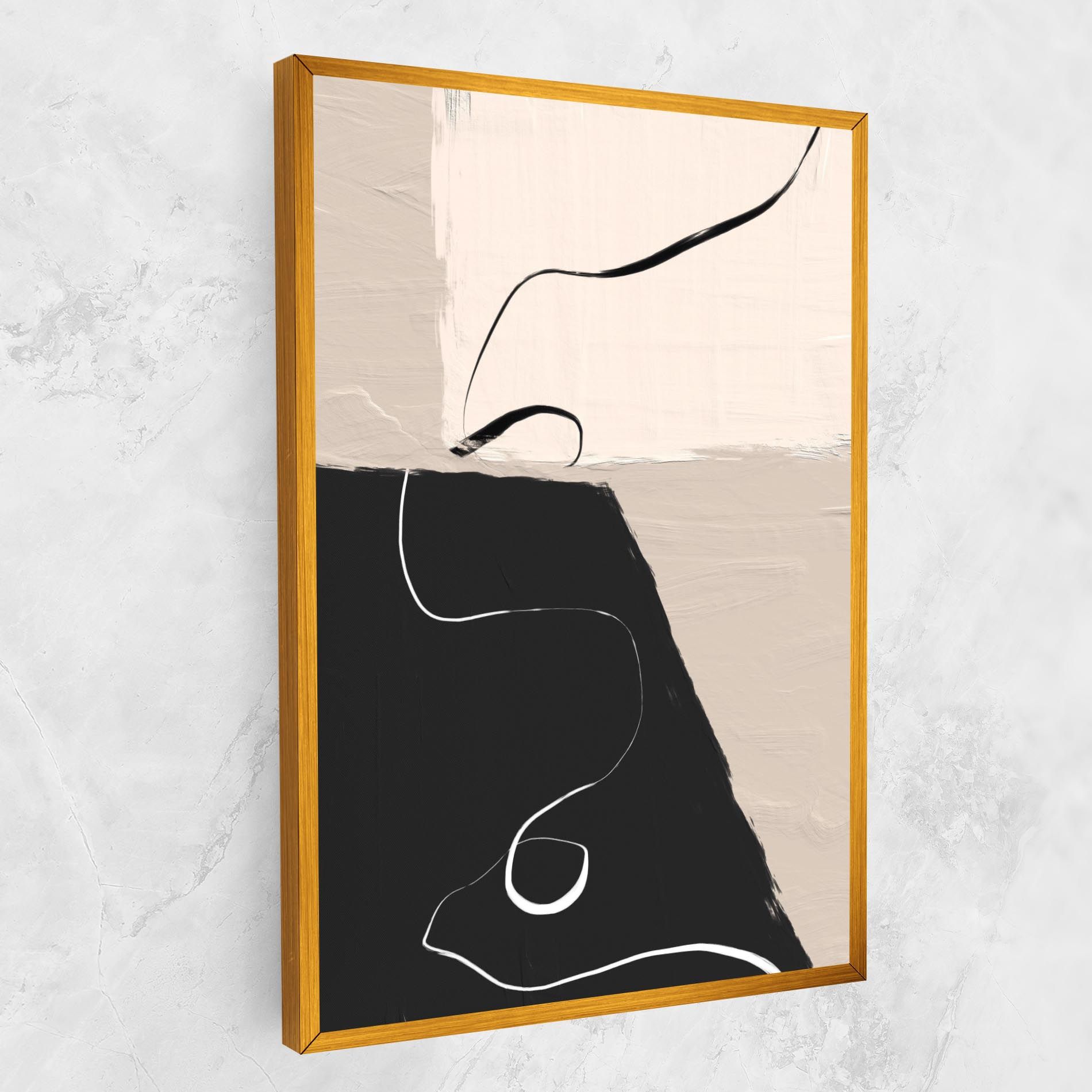Black Brushstrokes mockup 1