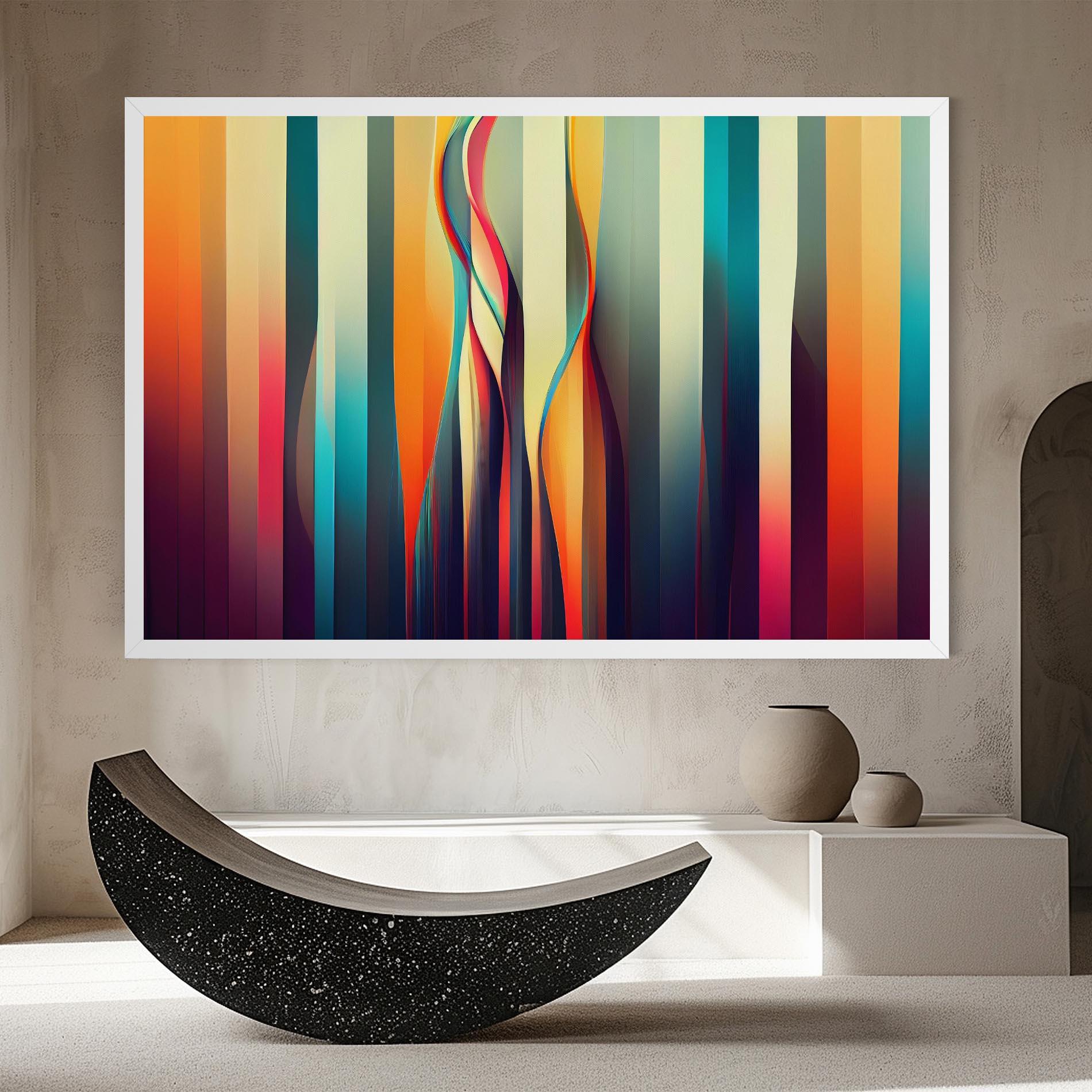 Картина на платно Colorful Geometric Background mockup 8