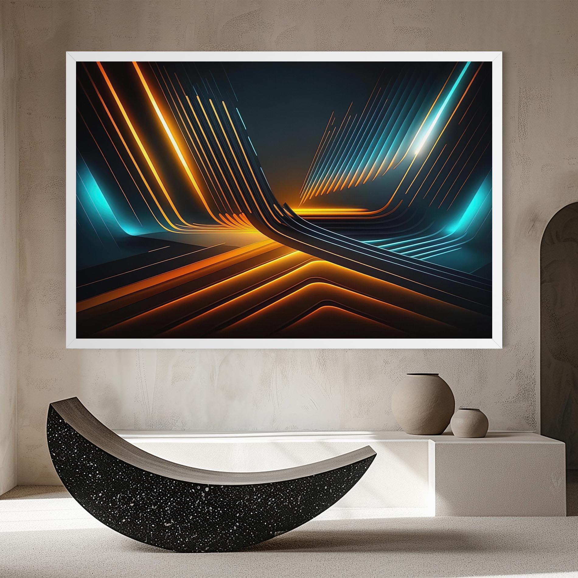 Картина на платно Futuristic Background mockup 8