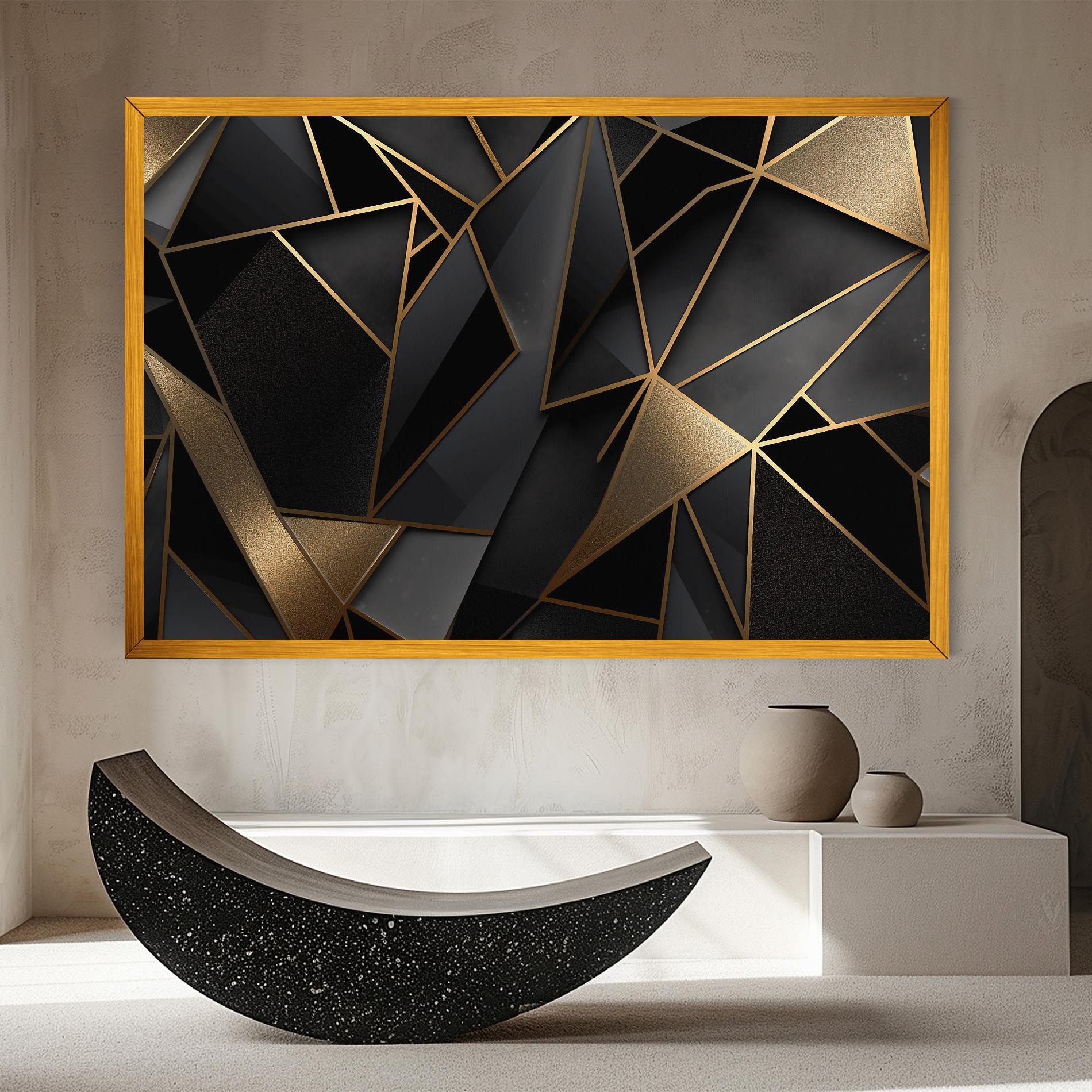 Abstract Golden Art mockup 8