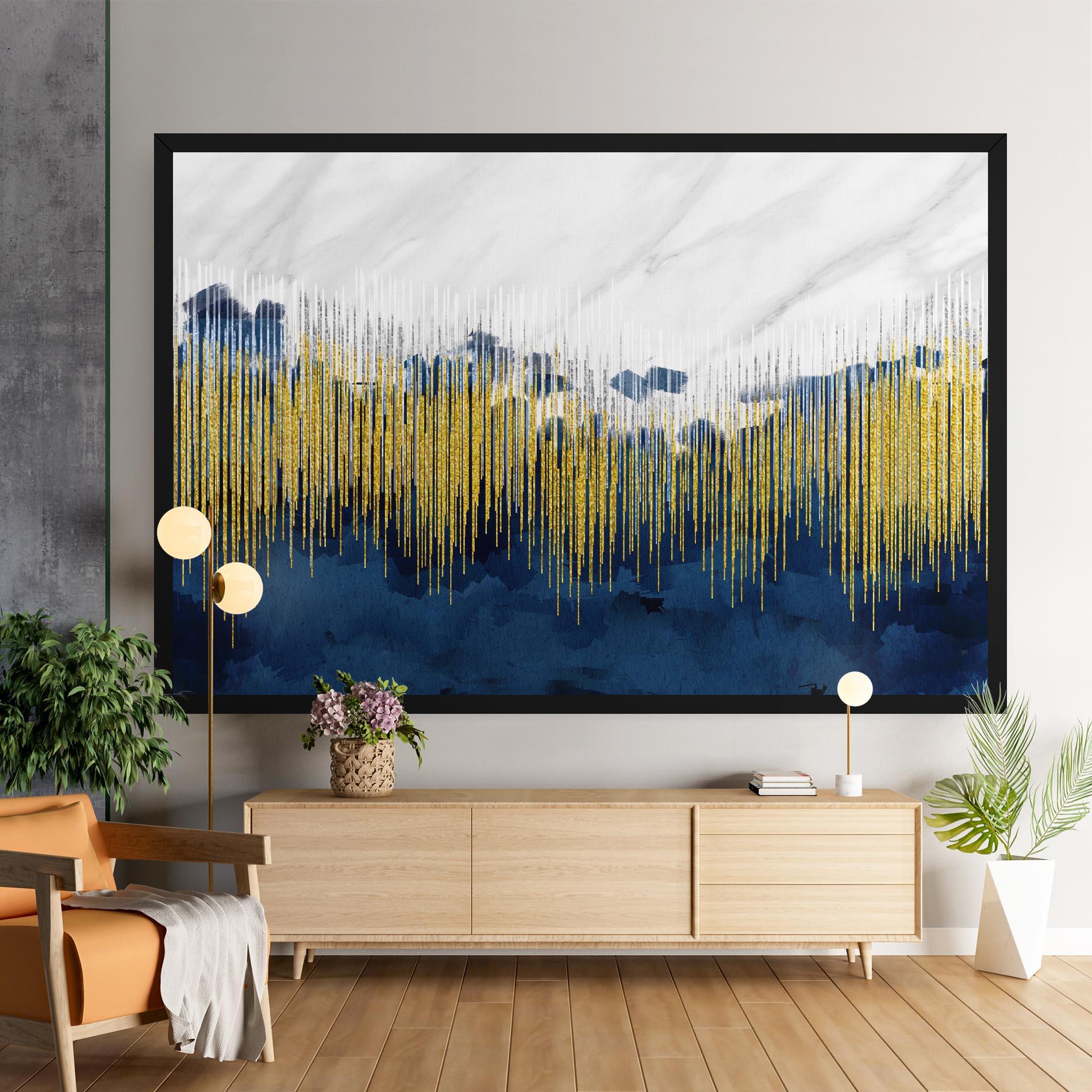 Картина на платно Abstract Marble Art mockup 9