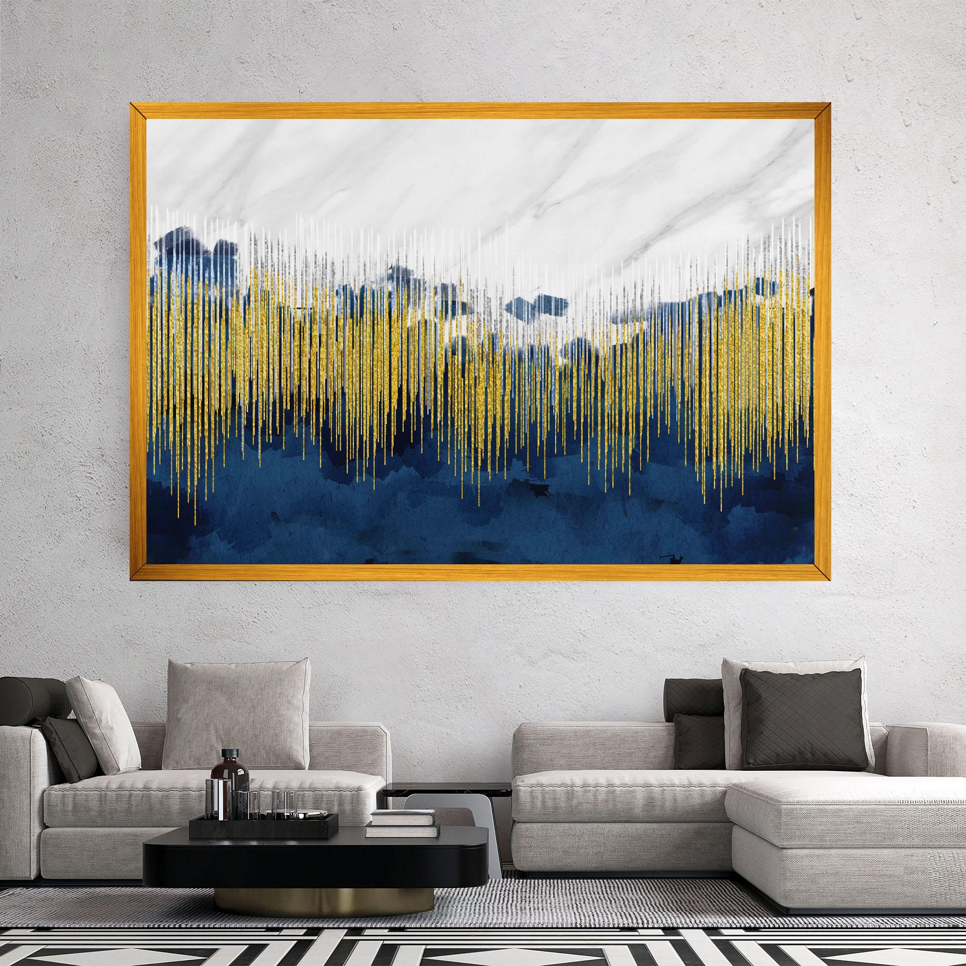 Картина на платно Abstract Marble Art mockup 2