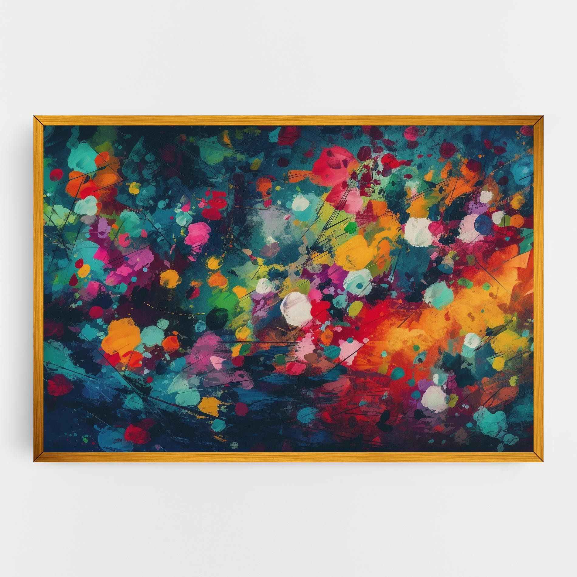 Colors Blue Background mockup 0