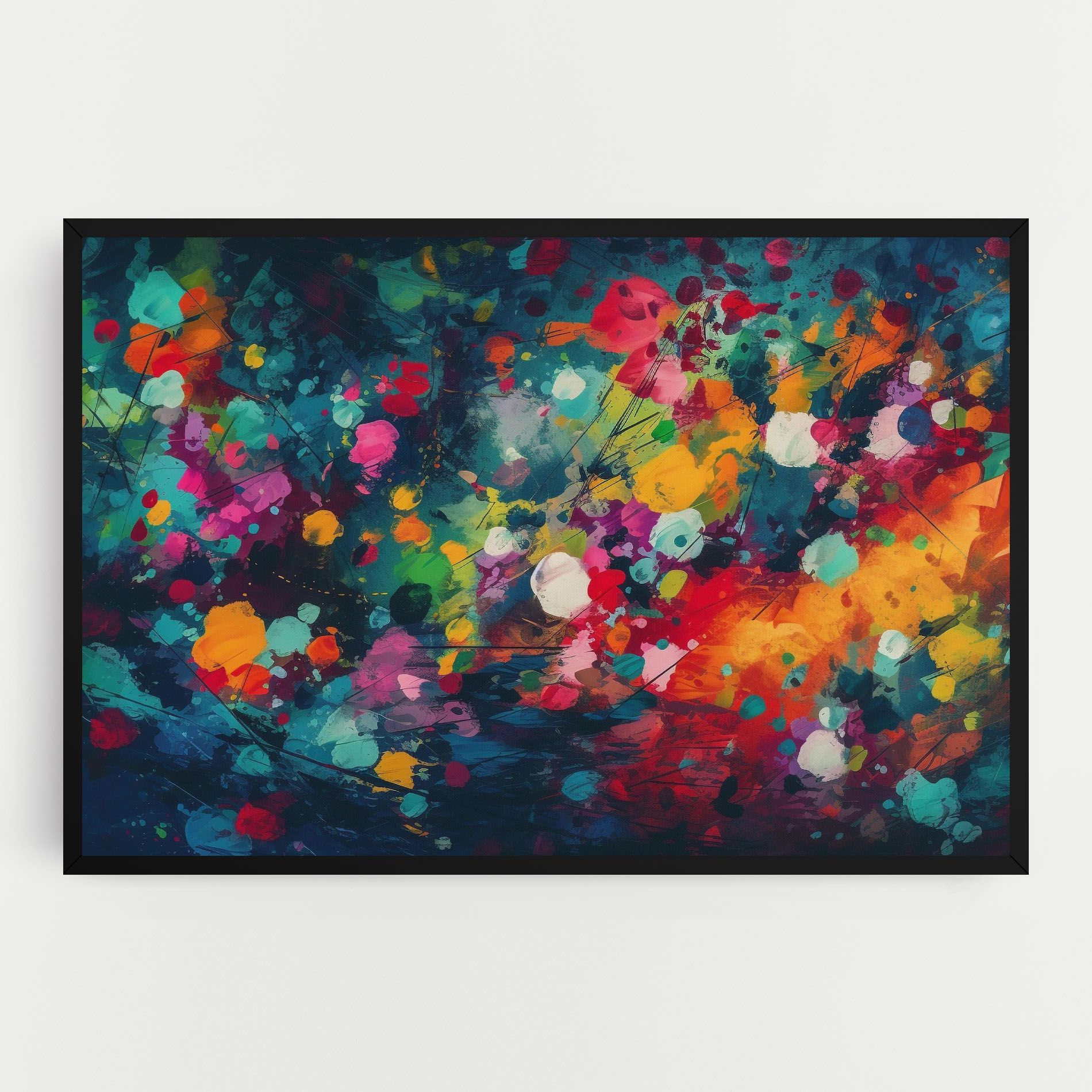 Colors Blue Background mockup 0