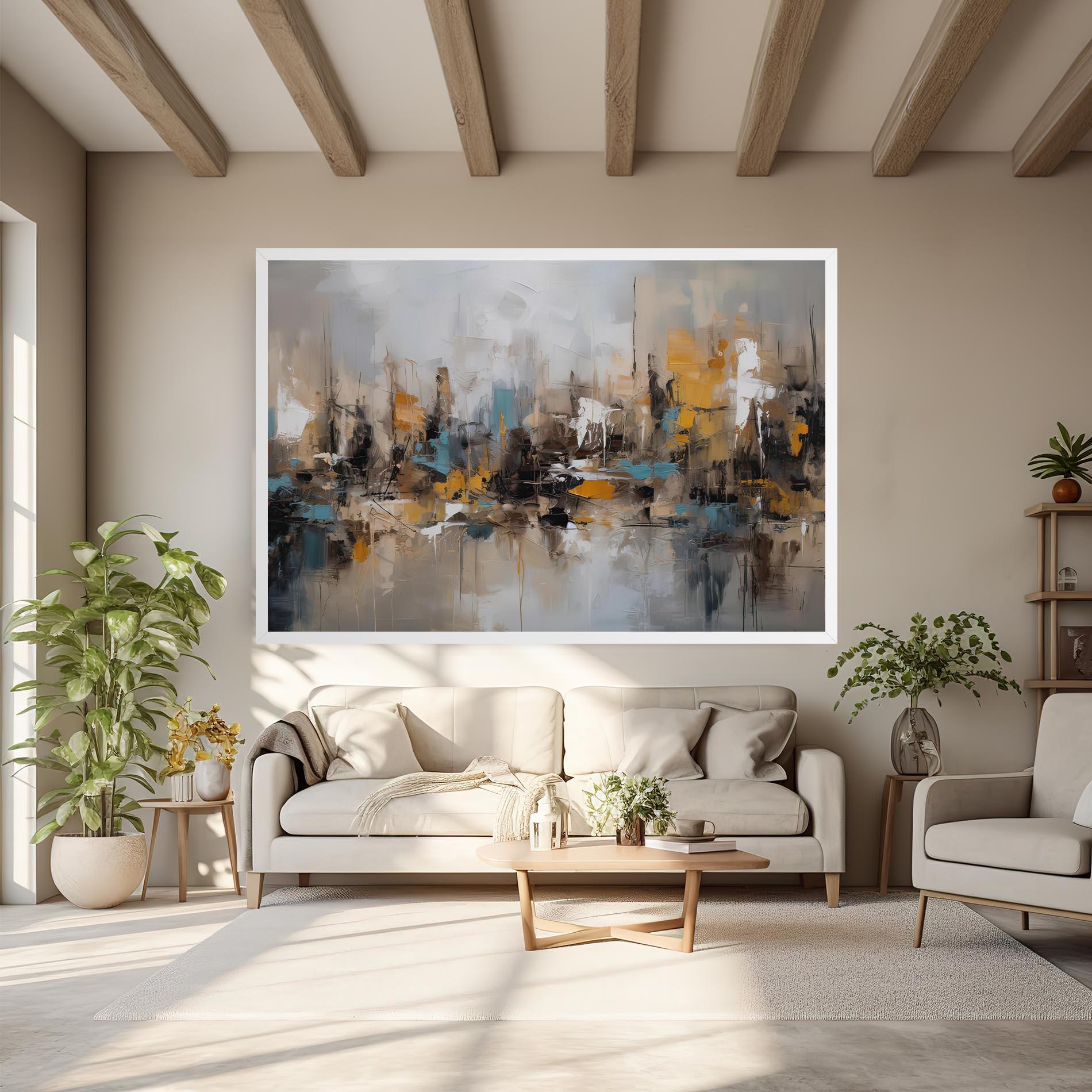 Картина на платно Abstract Los Angeles mockup 6