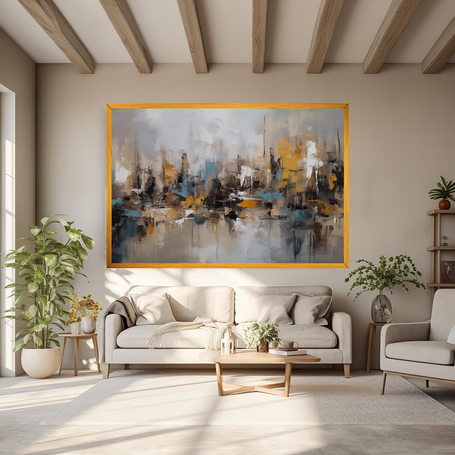 Картина на платно Abstract Los Angeles mockup 6