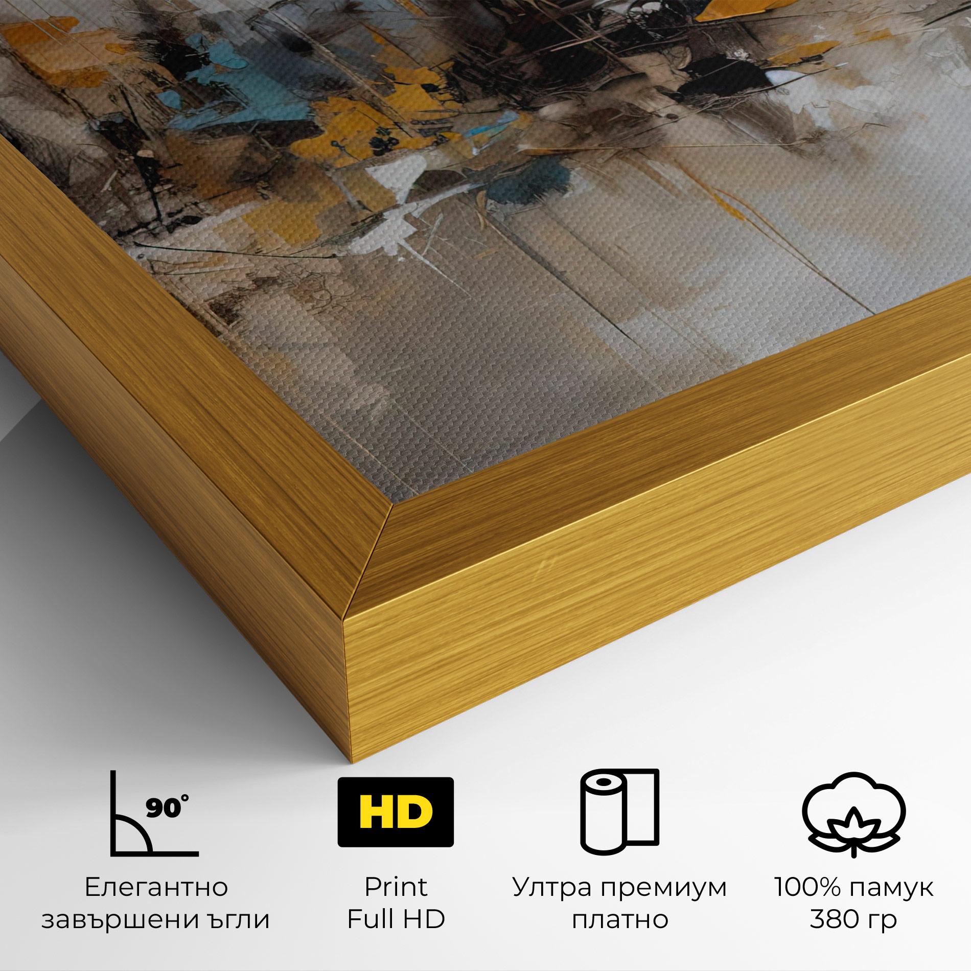 Картина на платно Abstract Los Angeles mockup 4