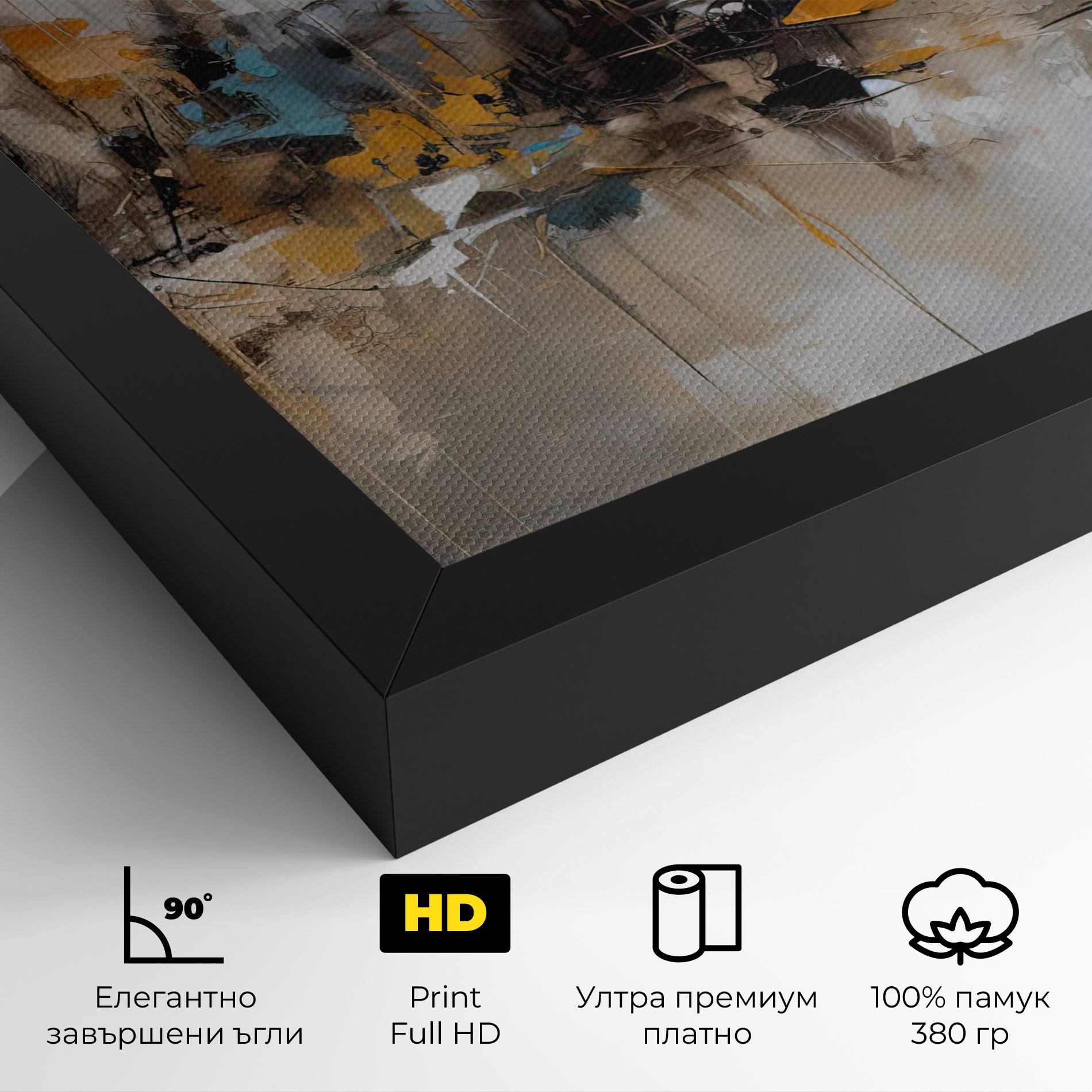 Картина на платно Abstract Los Angeles mockup 4