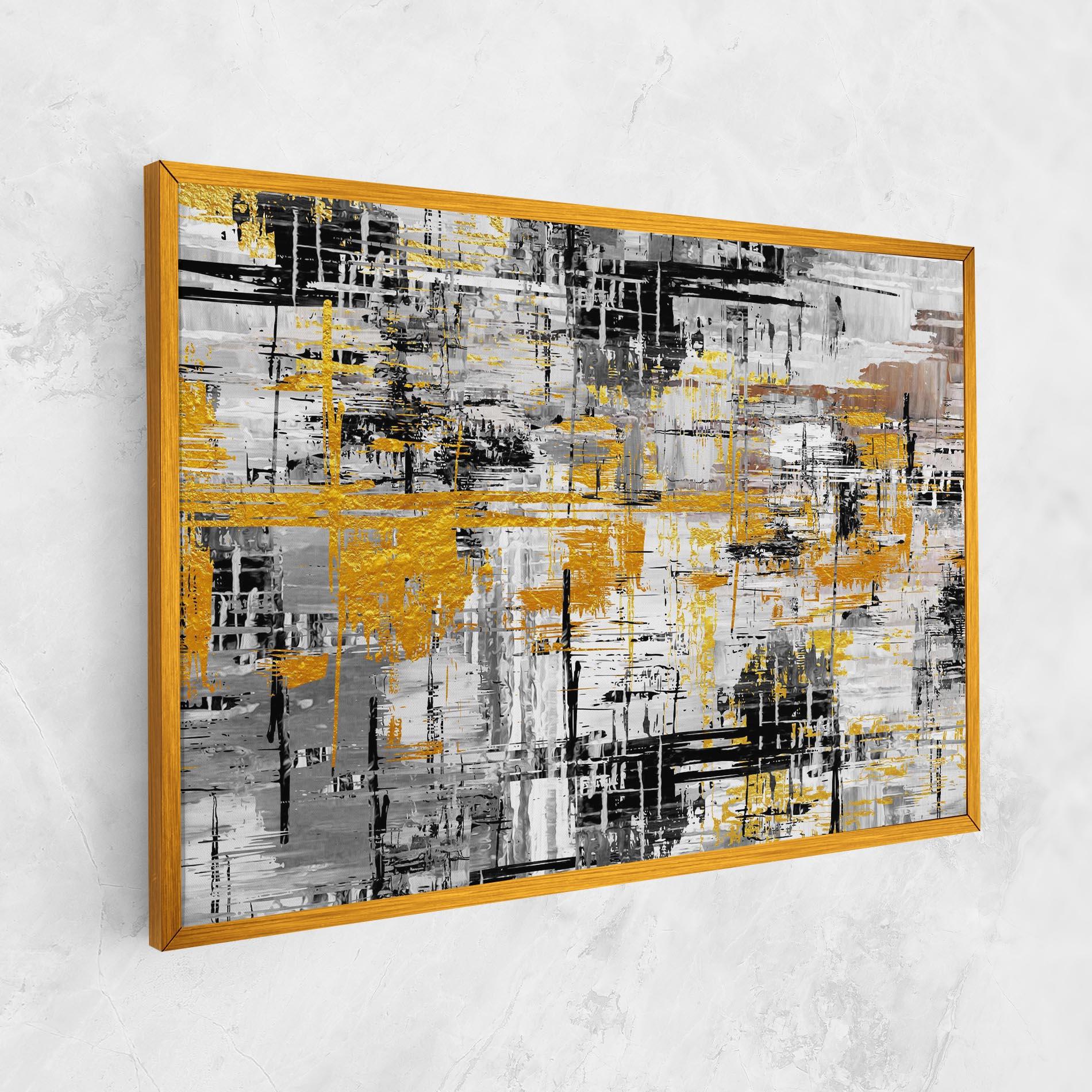 Картина на платно Abstract Mix Color mockup 1
