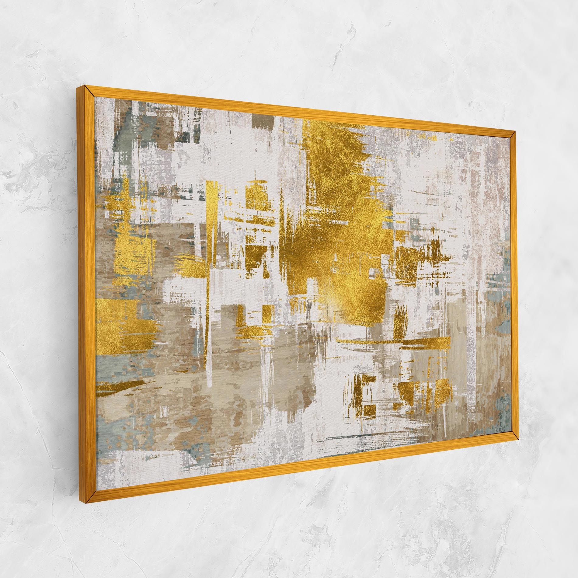 Gold And White Brush mockup 1