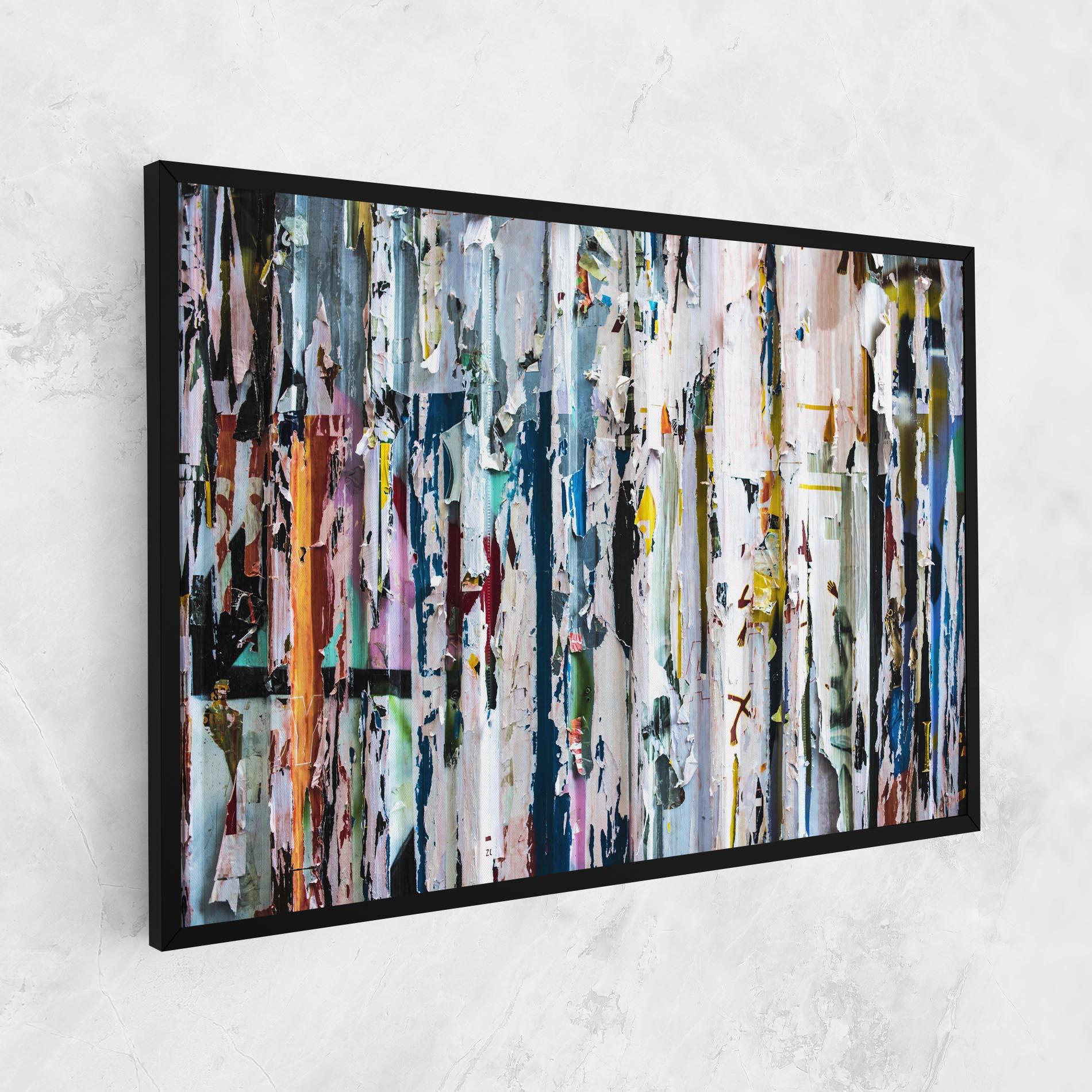 Картина на платно Abstract Torn Paper mockup 1