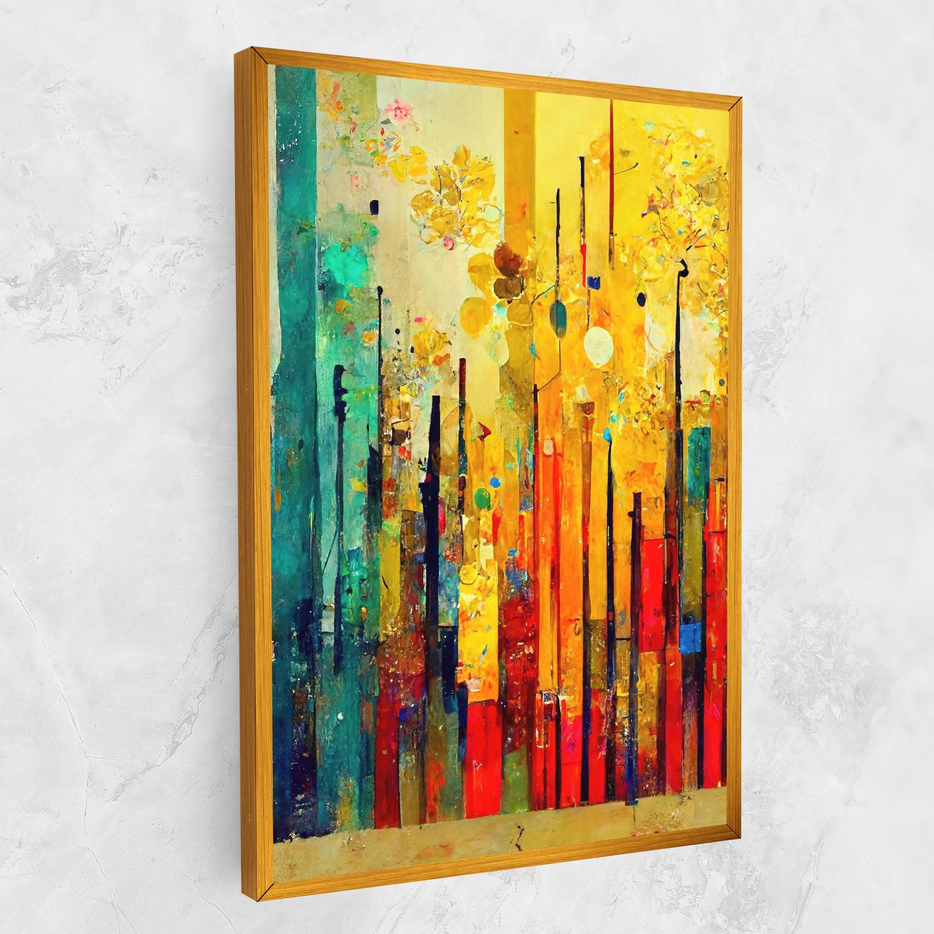 Black Lines On Yellow Light mockup 1