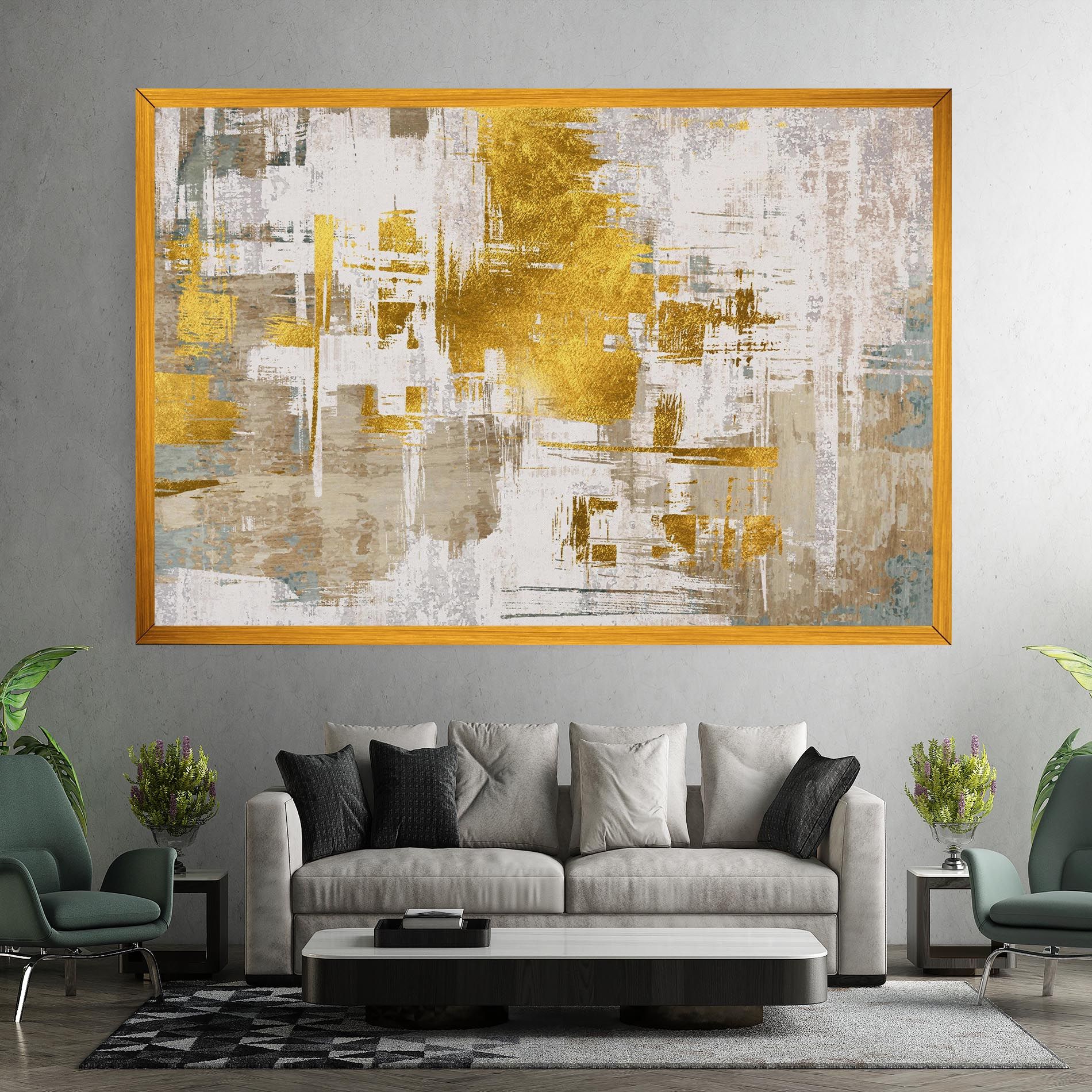 Gold And White Brush mockup 7