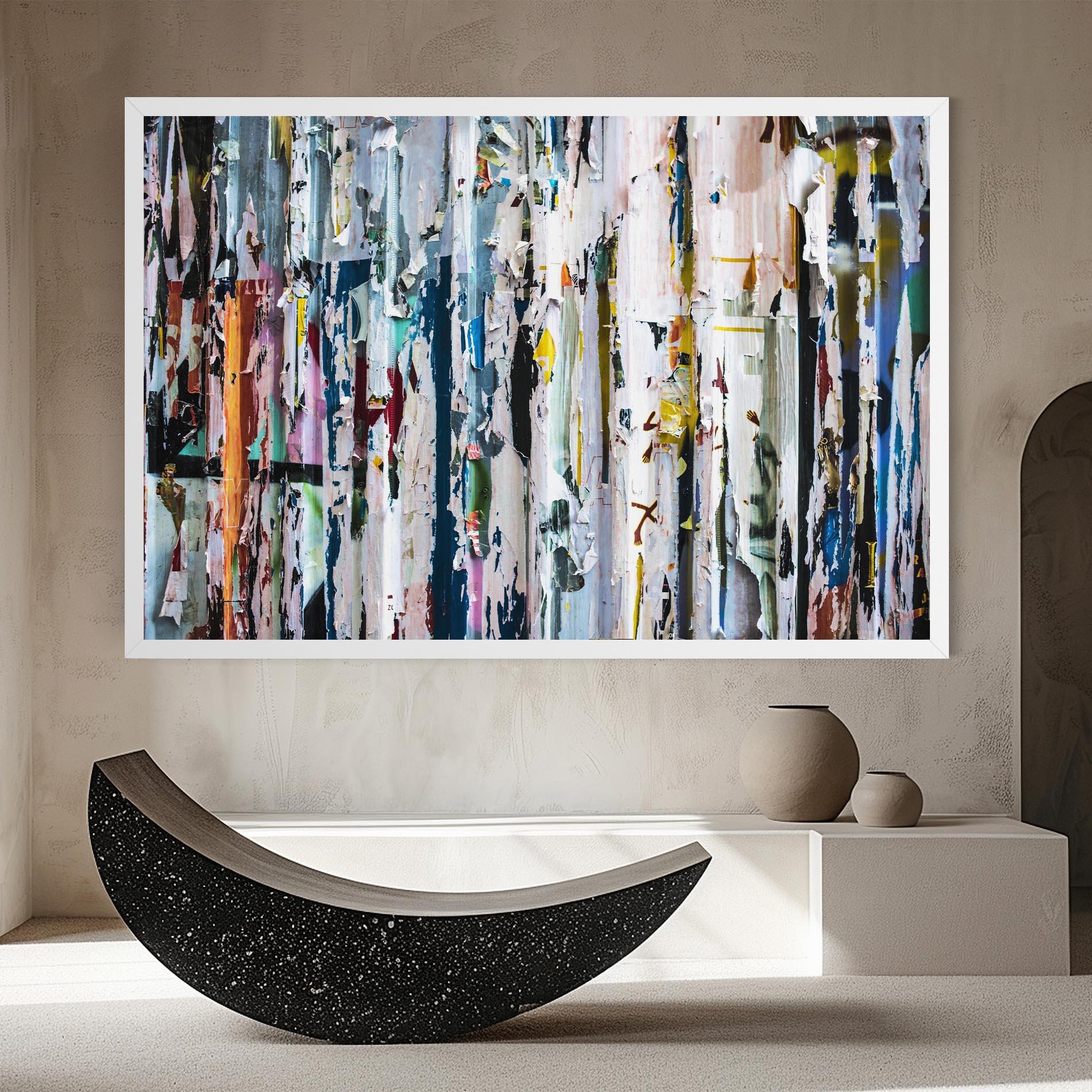 Картина на платно Abstract Torn Paper mockup 8