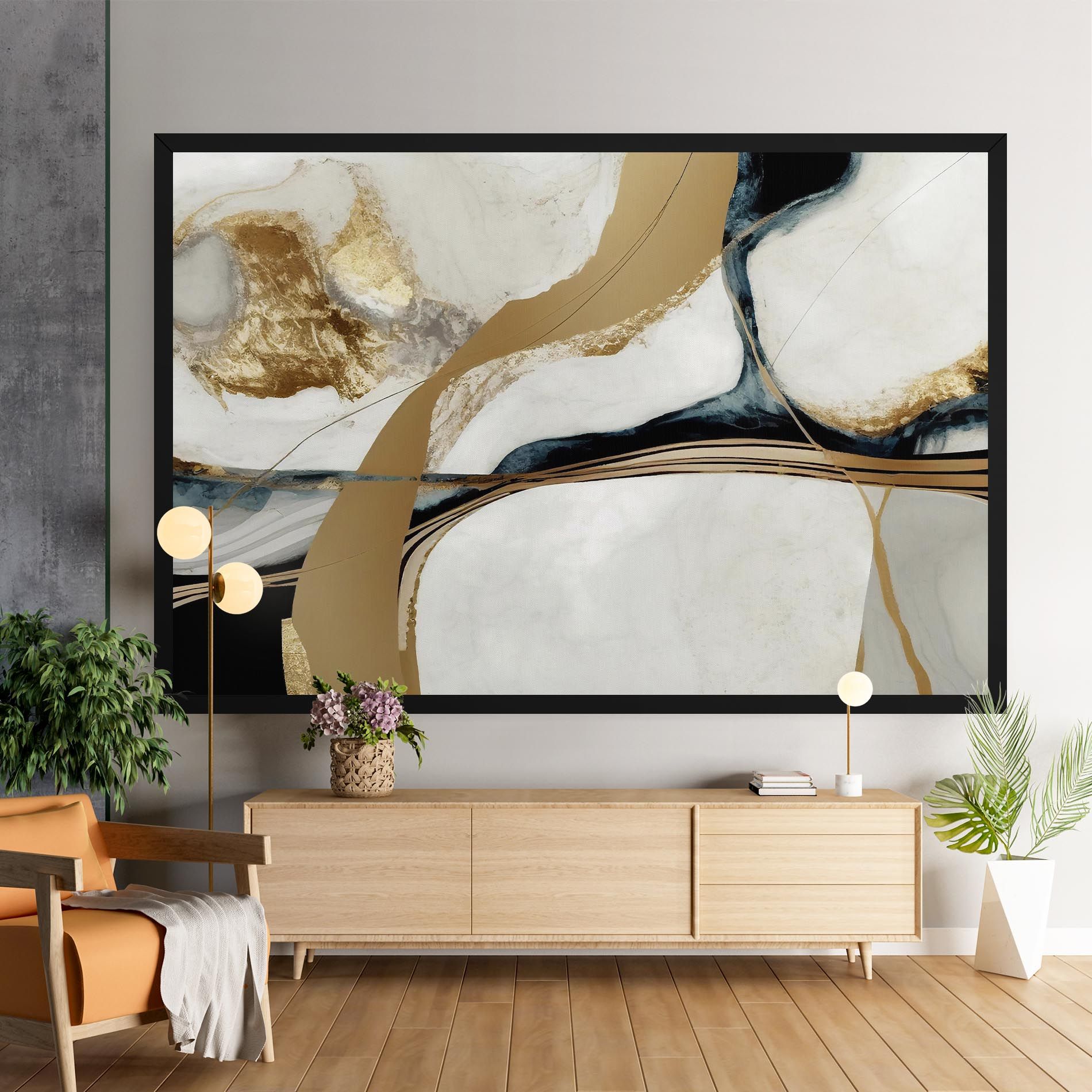 Golden Blue Marble mockup 9