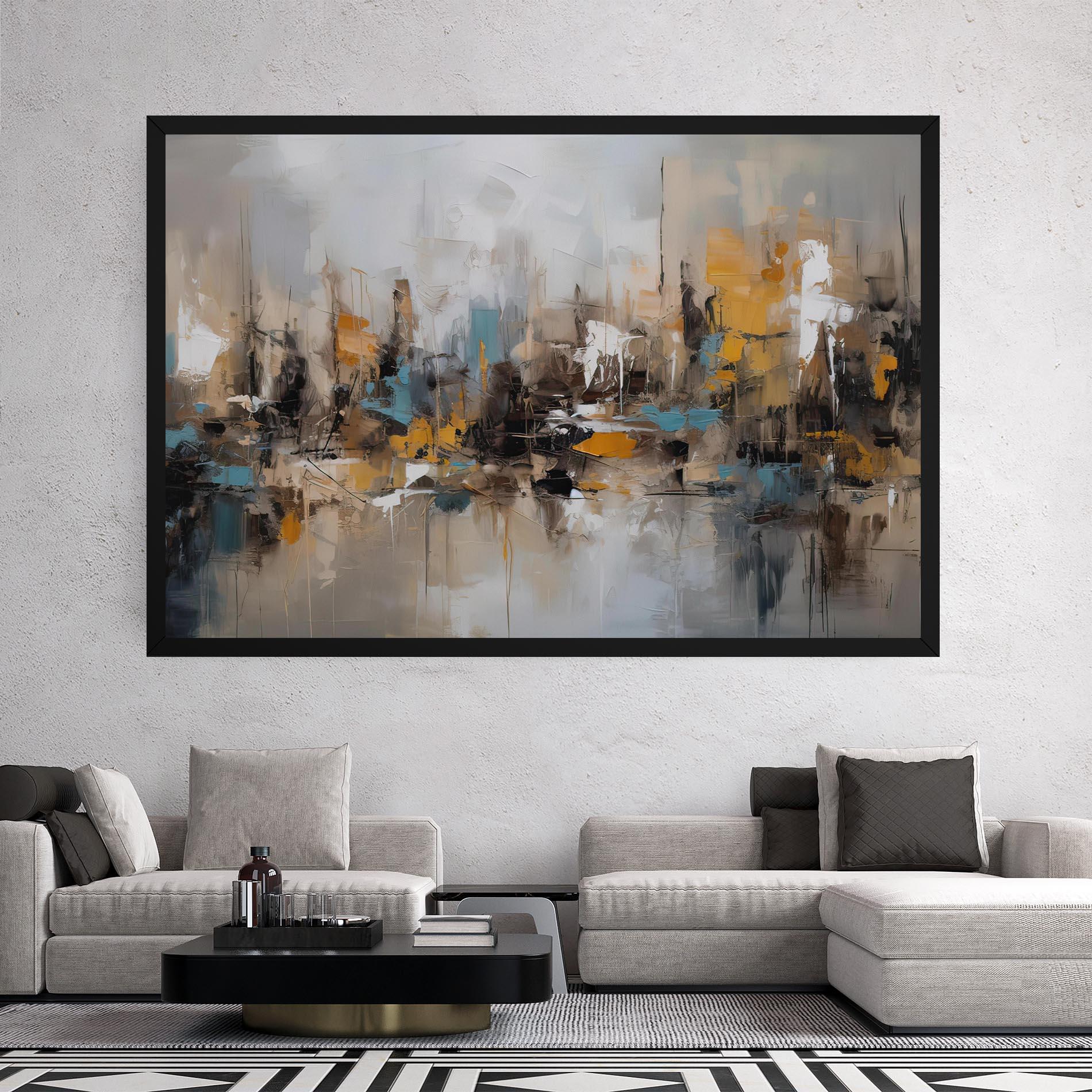 Картина на платно Abstract Los Angeles mockup 2