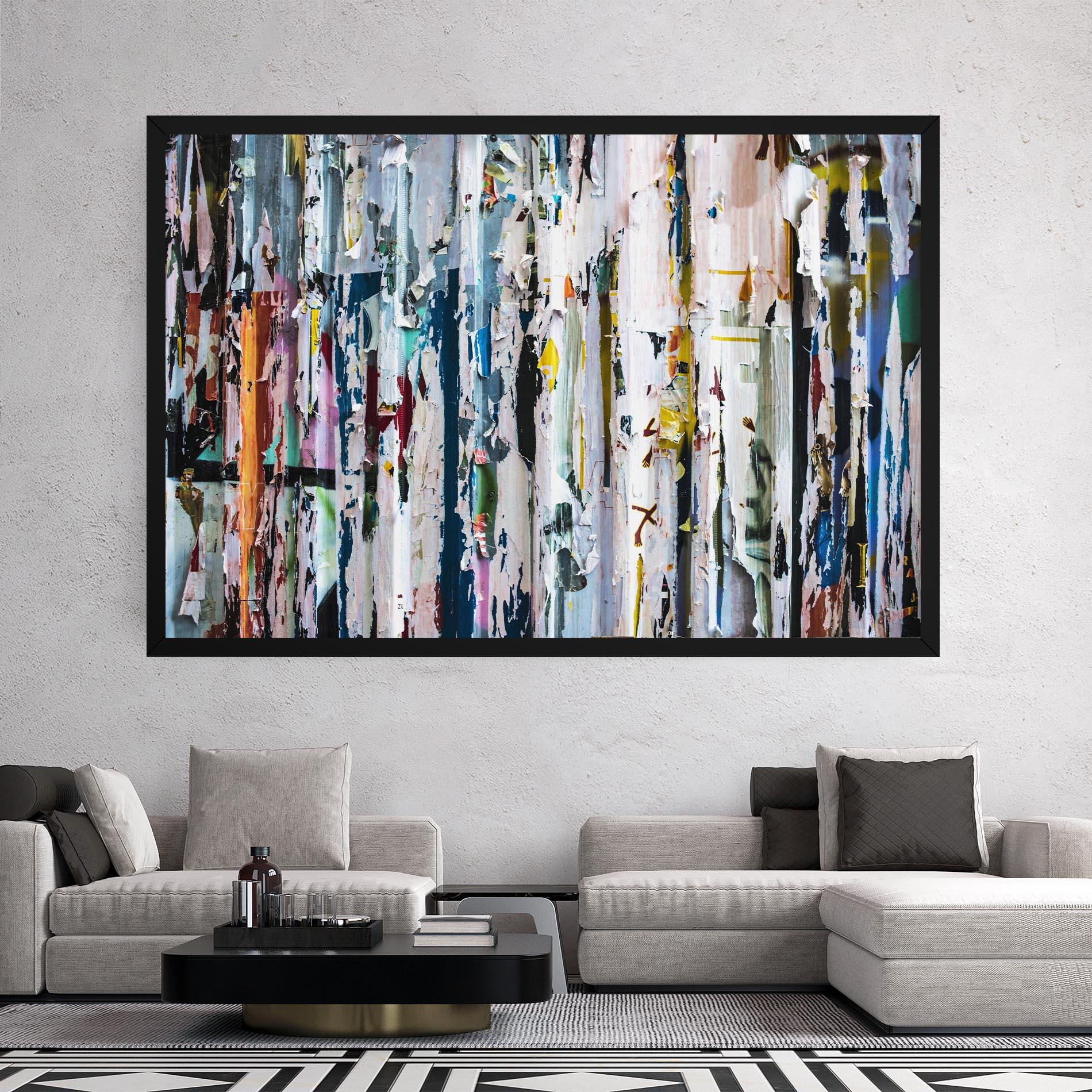 Картина на платно Abstract Torn Paper mockup 2