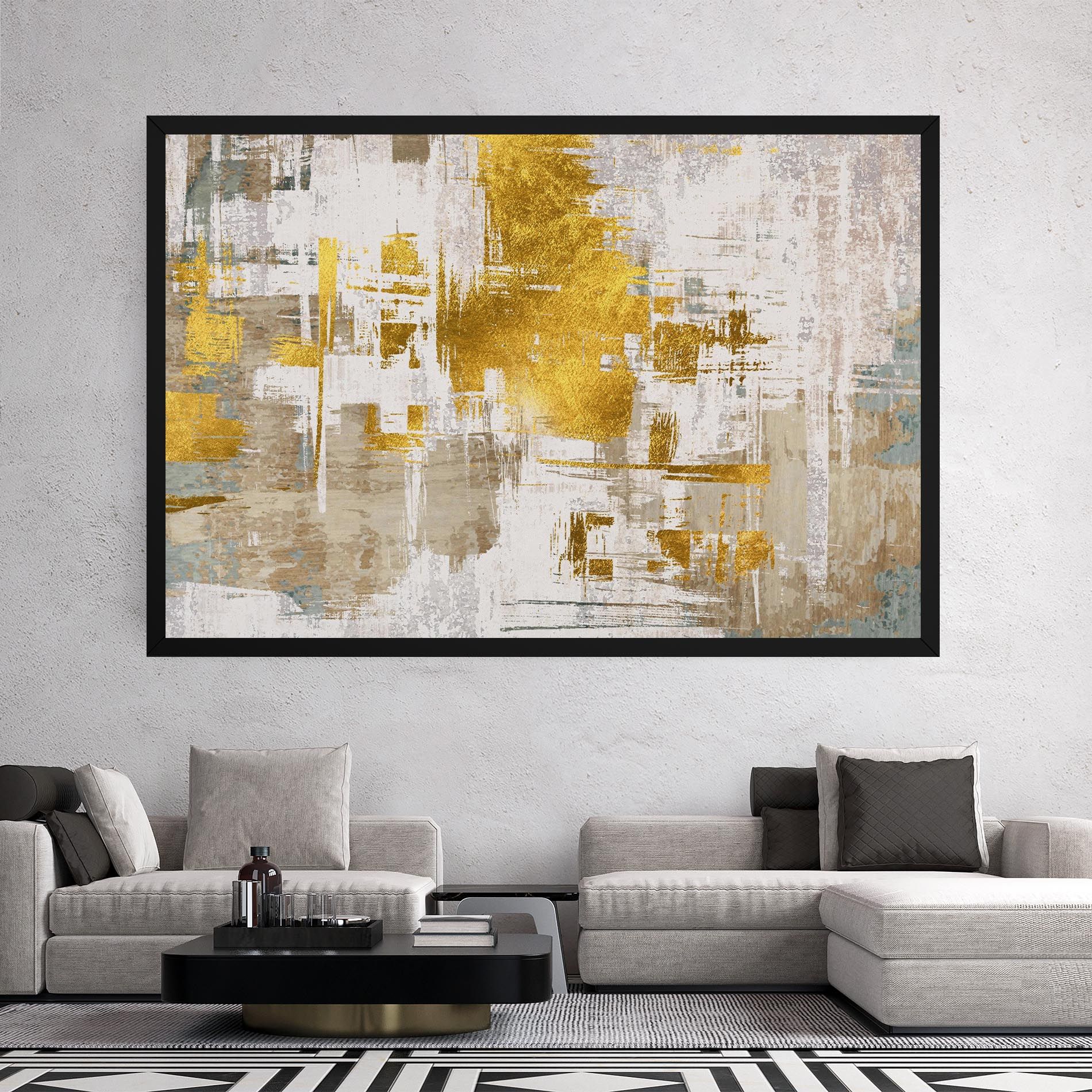 Gold And White Brush mockup 2