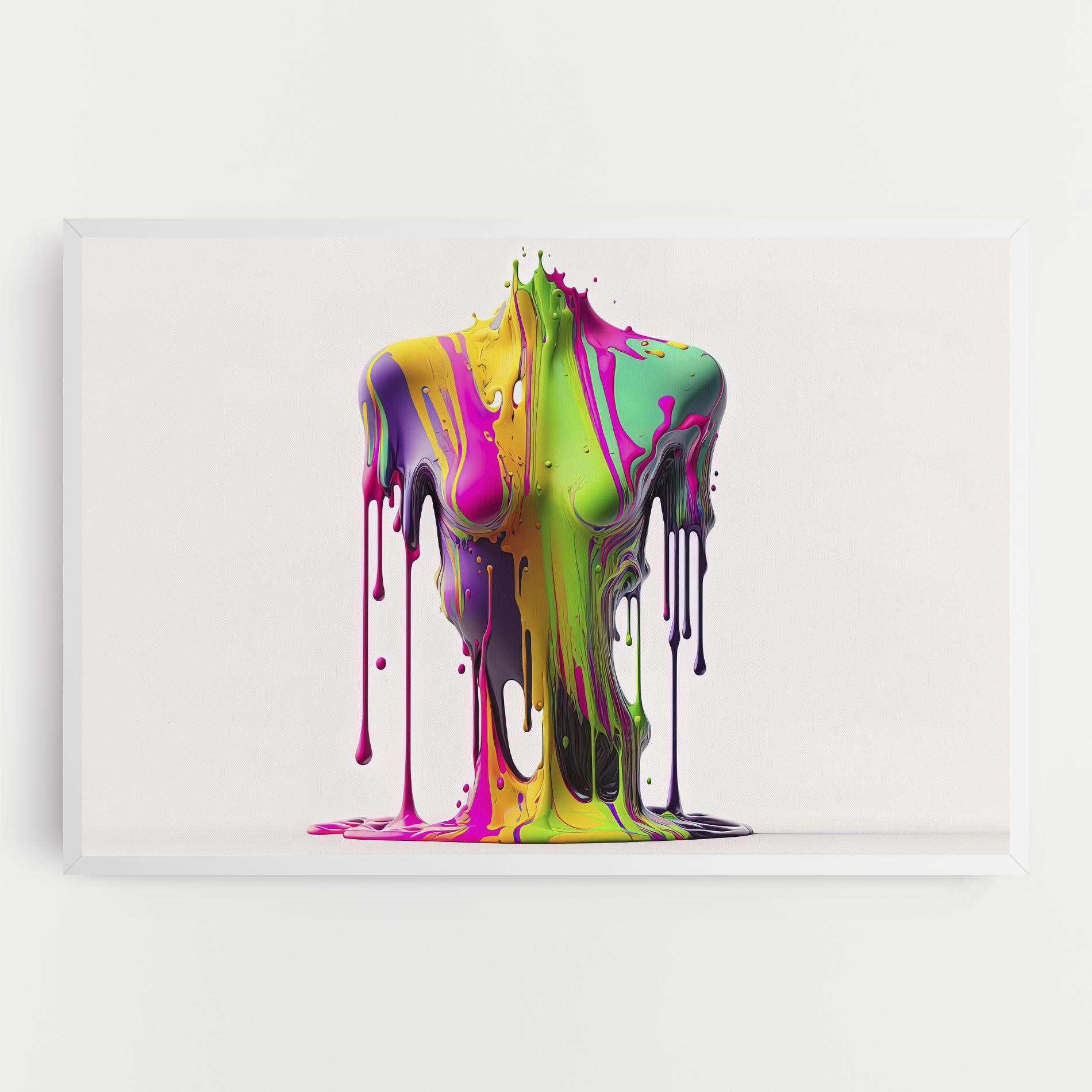 Картина на платно Colorful Body mockup 0