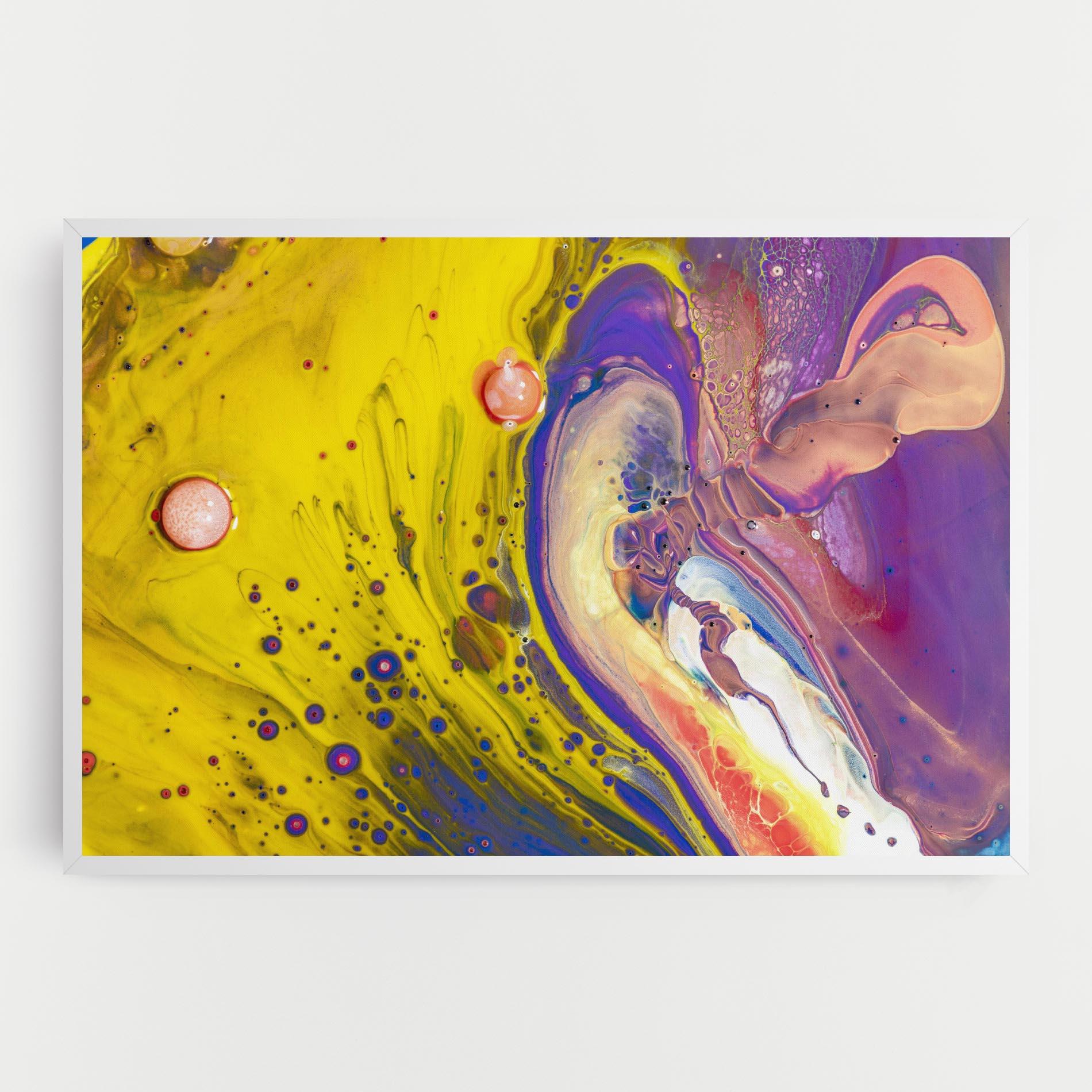 Картина на платно Colorful Liquid Marble mockup 0