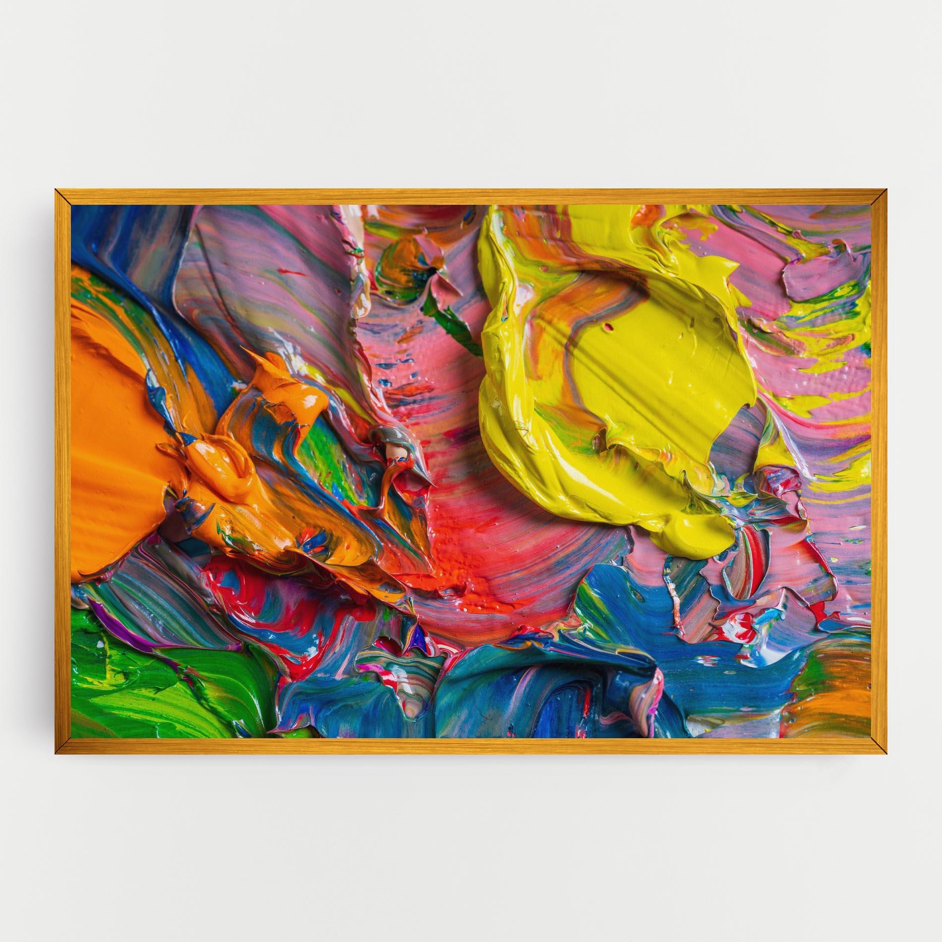 Картина на платно Bright Oil Colors mockup 0