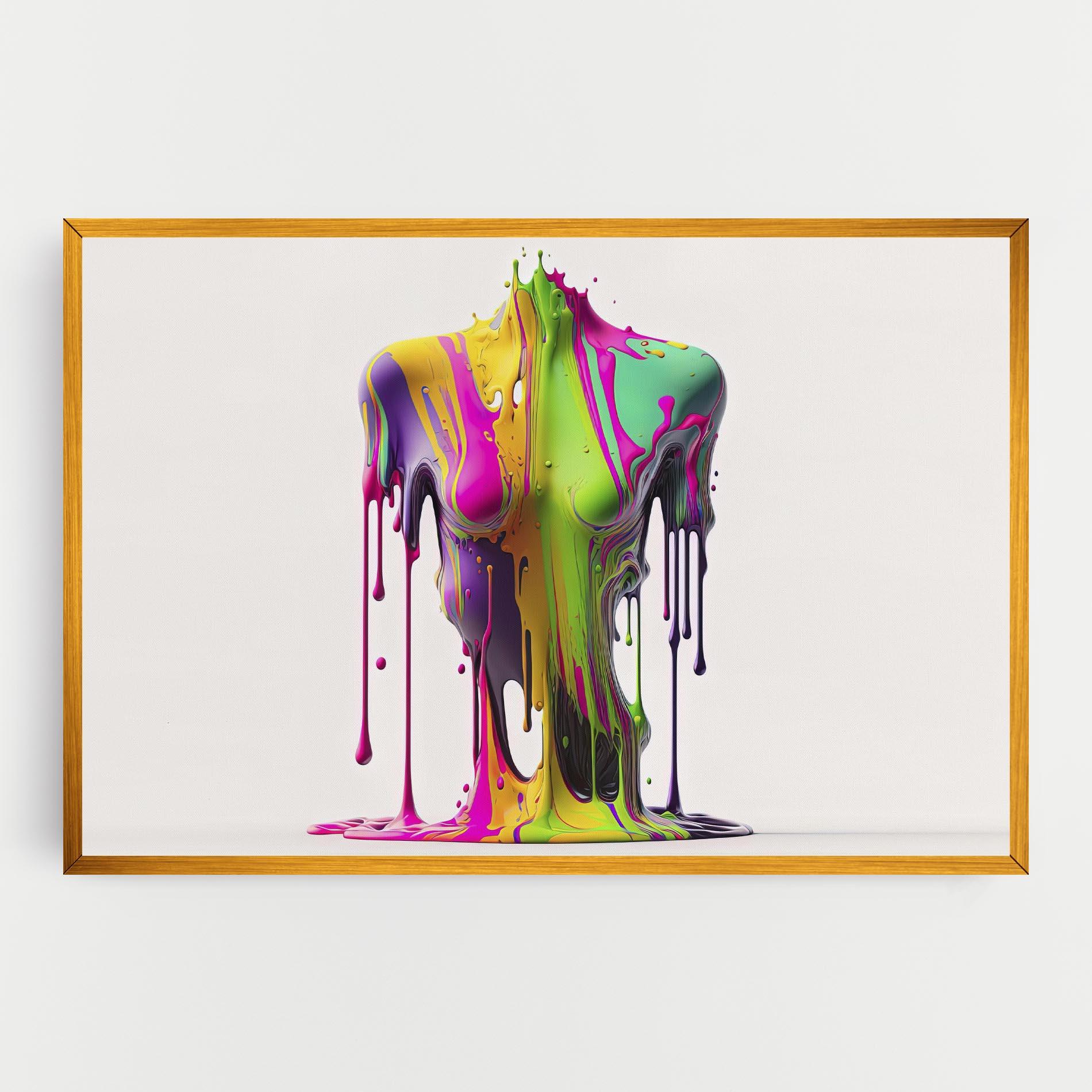 Картина на платно Colorful Body mockup 0