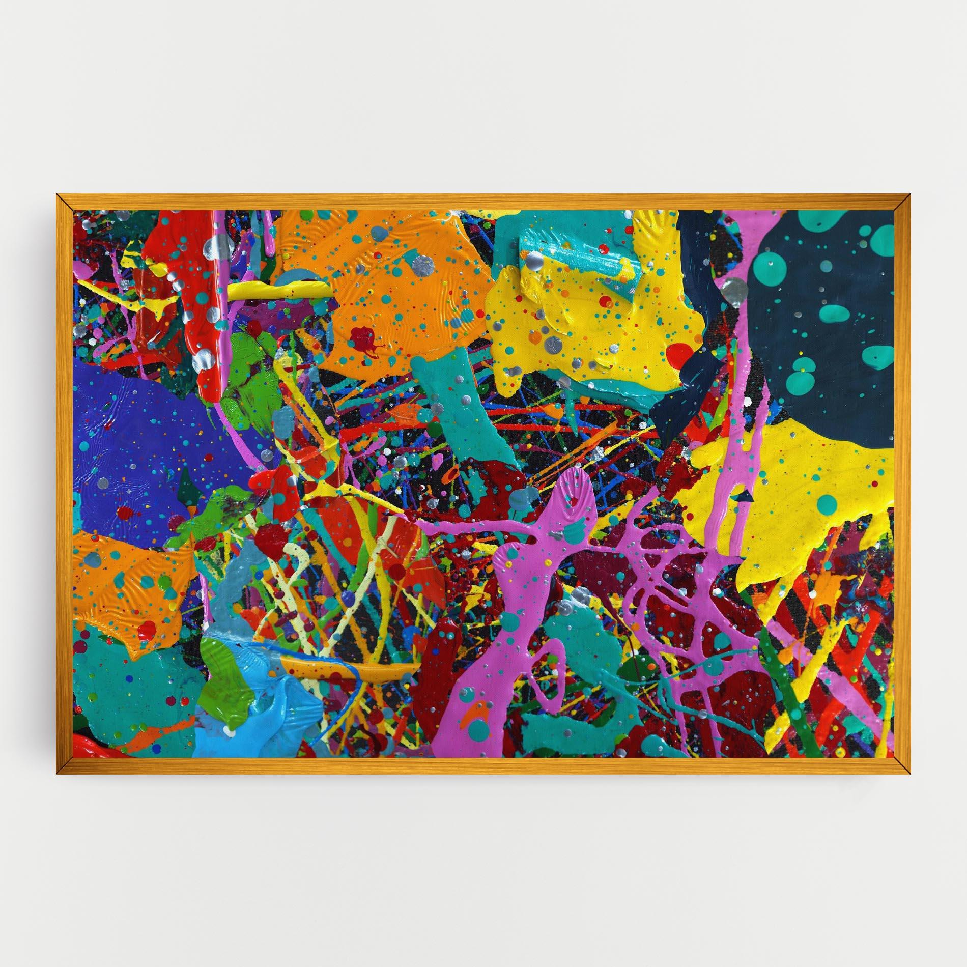 Картина на платно Dark Panorama mockup 0