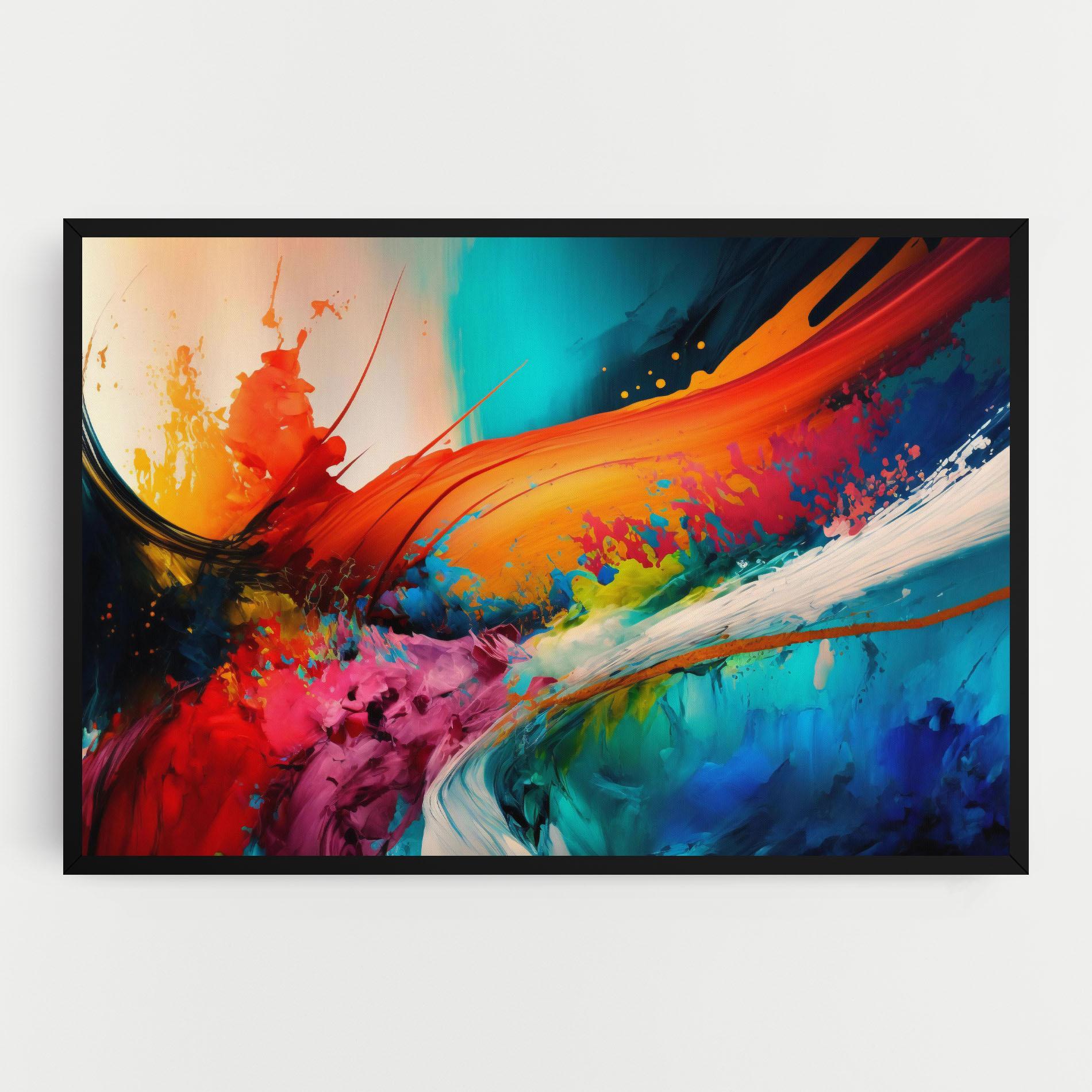 Картина на платно Art Brush Strokes mockup 0