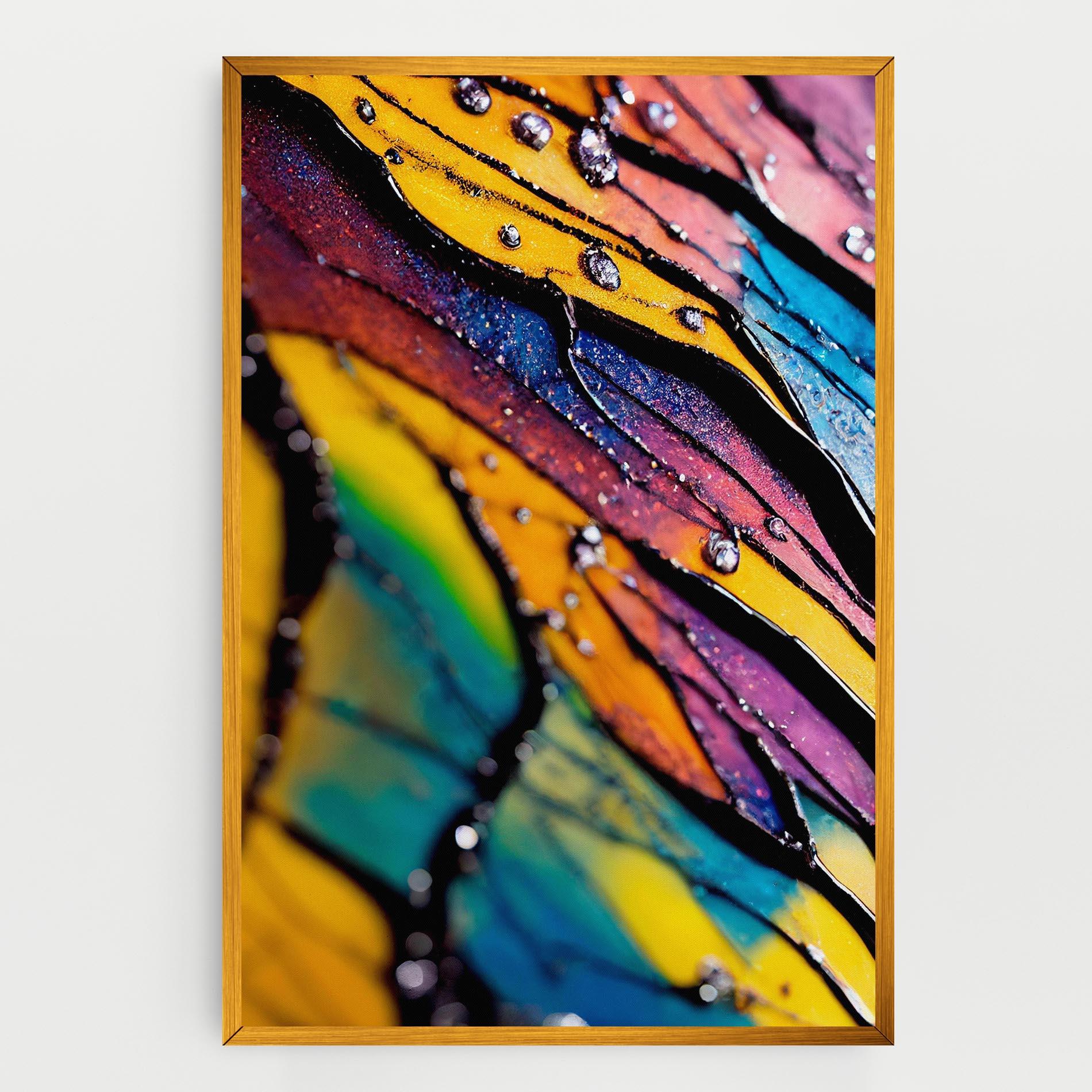 Картина на платно Beautiful Colorful Epoxy mockup 0