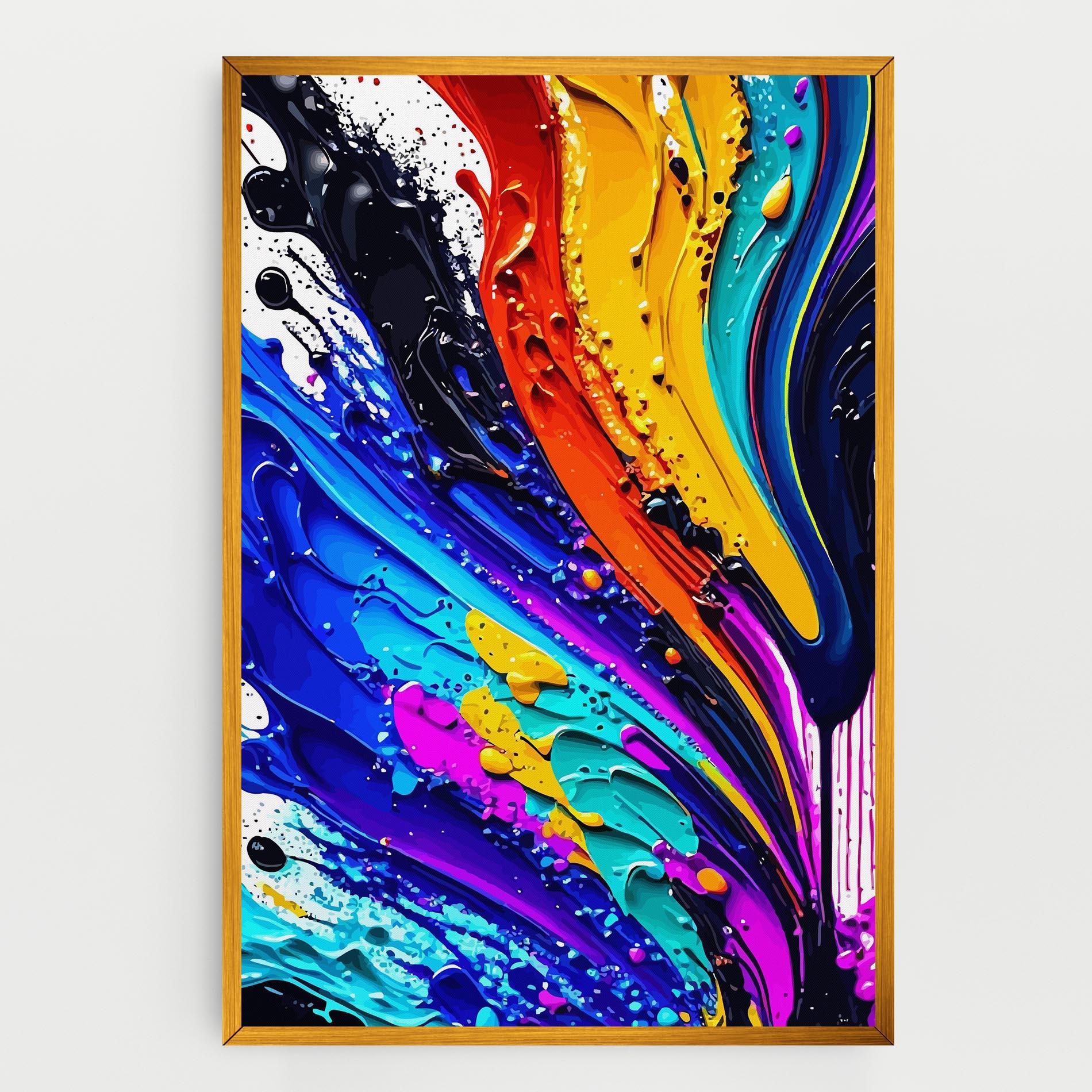 Картина на платно Beautiful Splash mockup 0