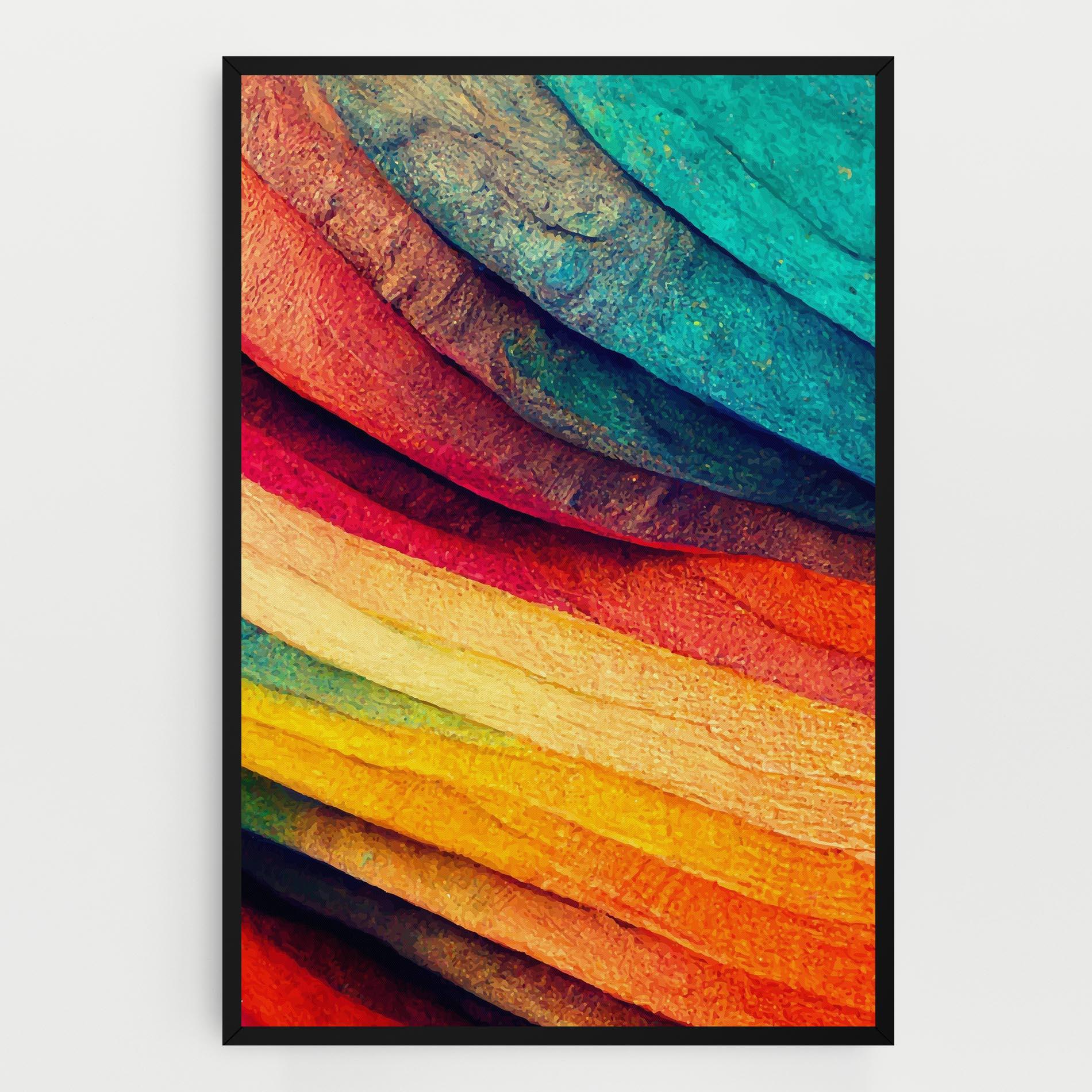 Картина на платно Autumn Abstract Color mockup 0