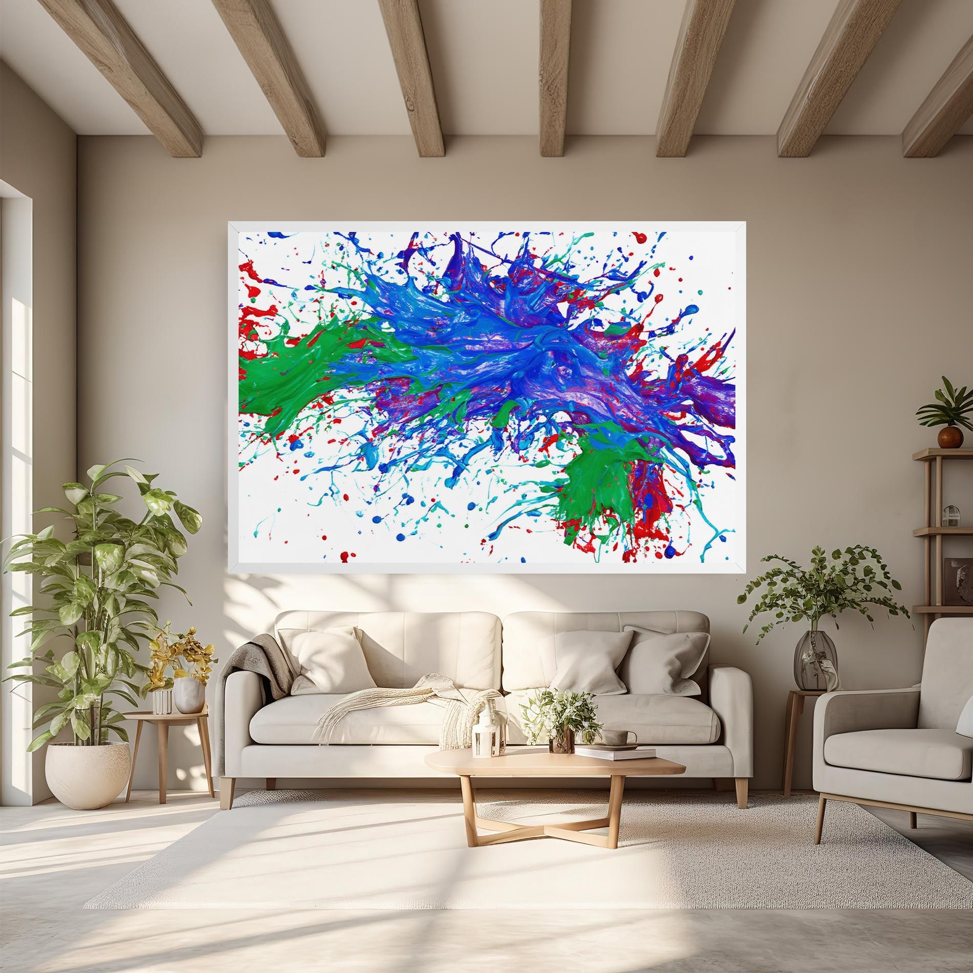 Colorful Blue Purple mockup 6