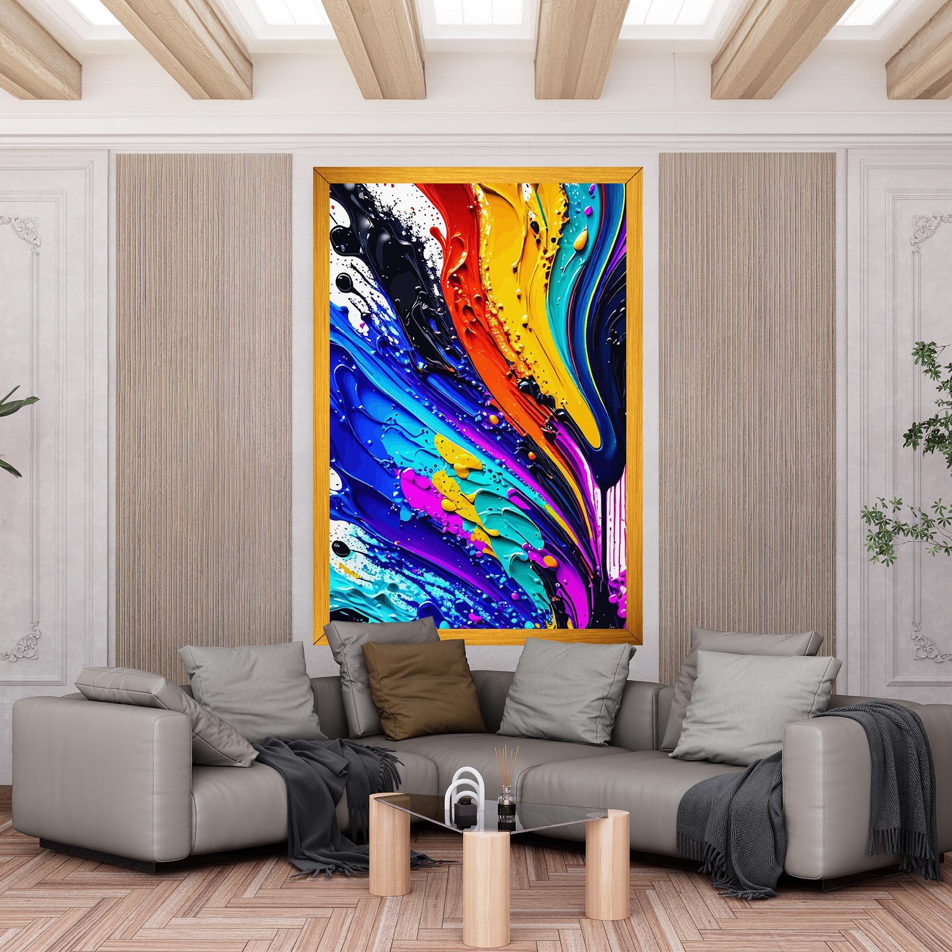 Картина на платно Beautiful Splash mockup 6