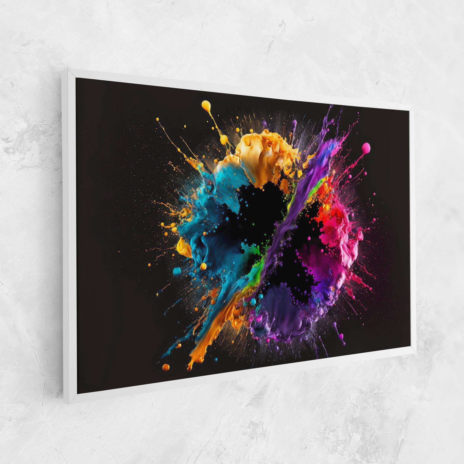 Картина на платно Oily Splash Explosion mockup 1