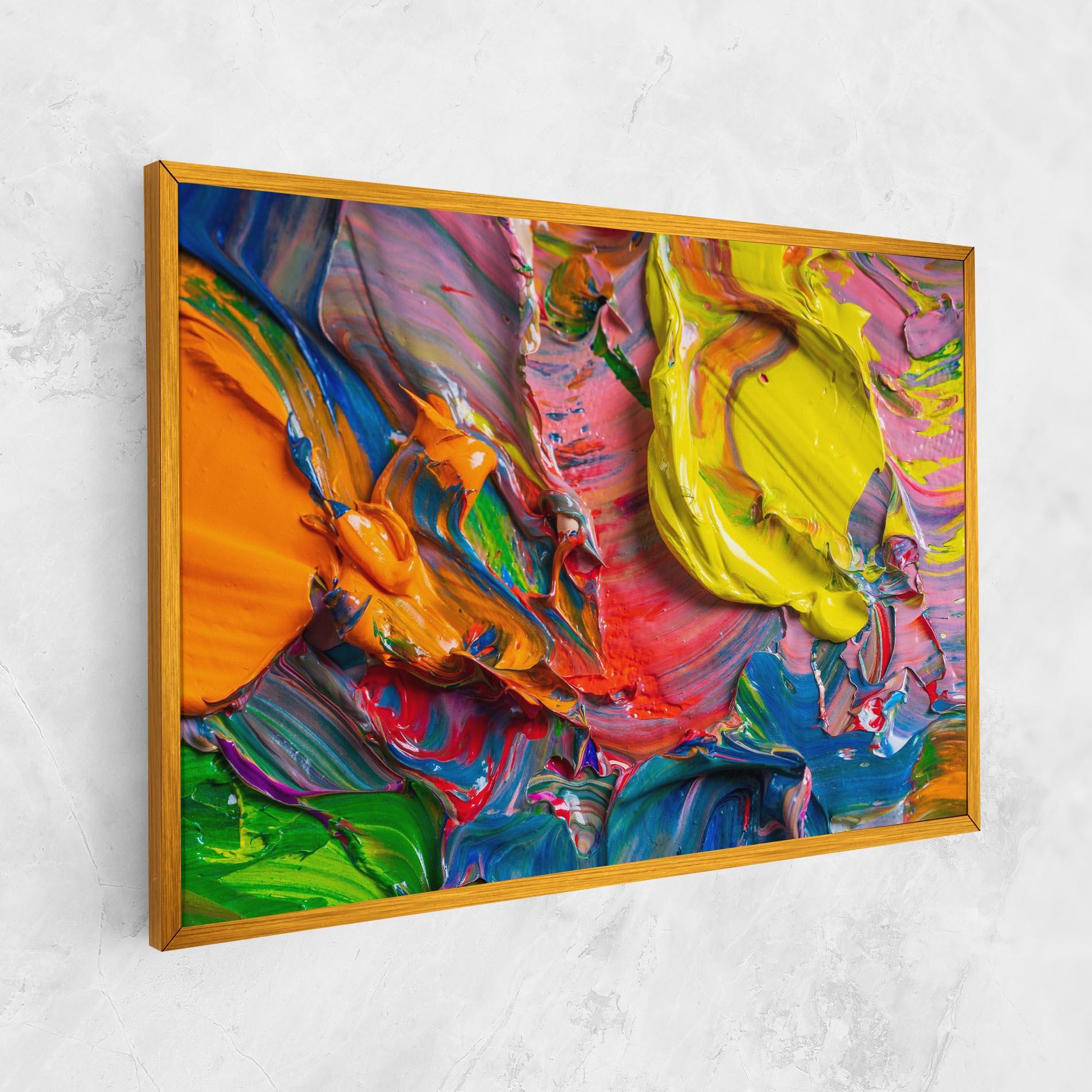 Картина на платно Bright Oil Colors mockup 1