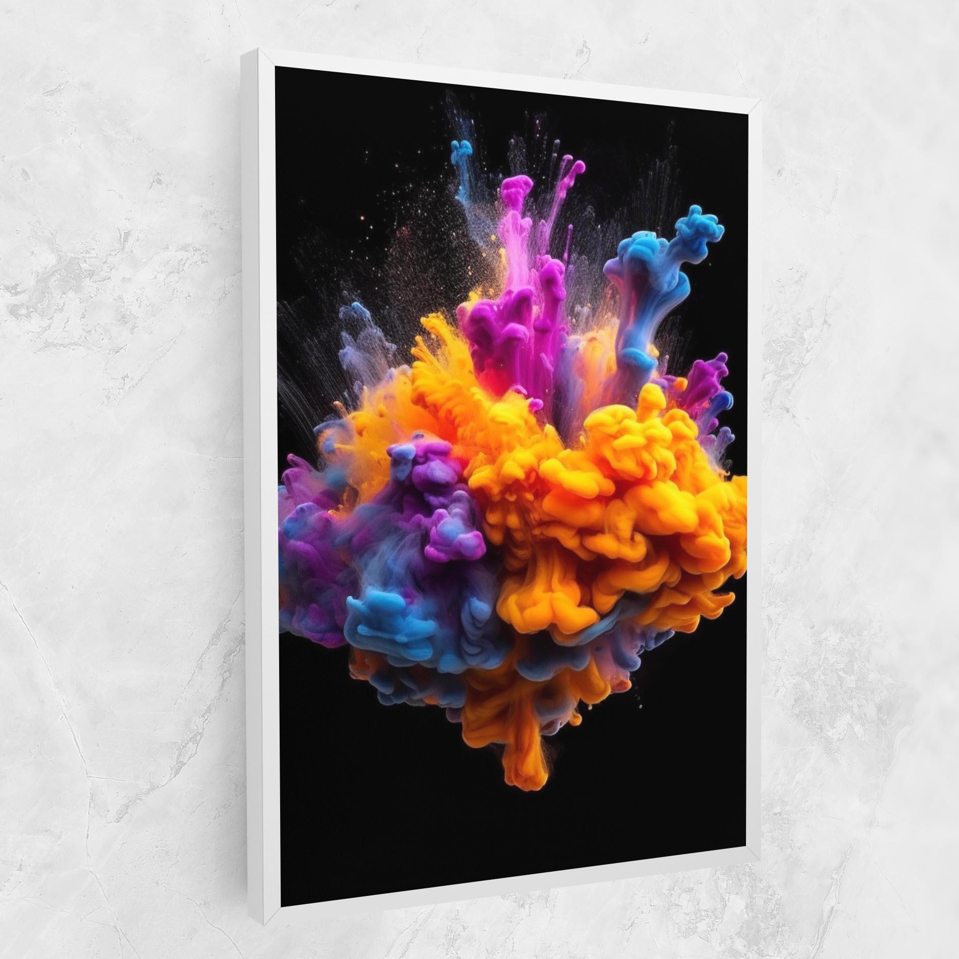 Картина на платно Colorful Cloud Liquid mockup 1