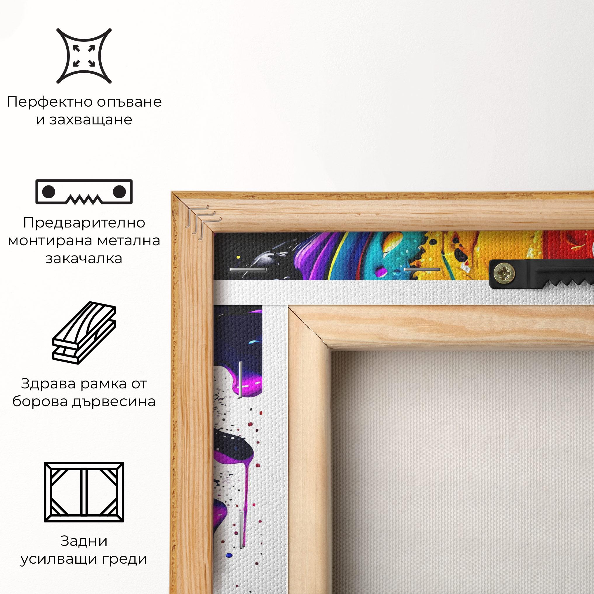 Картина на платно Beautiful Splash mockup 5