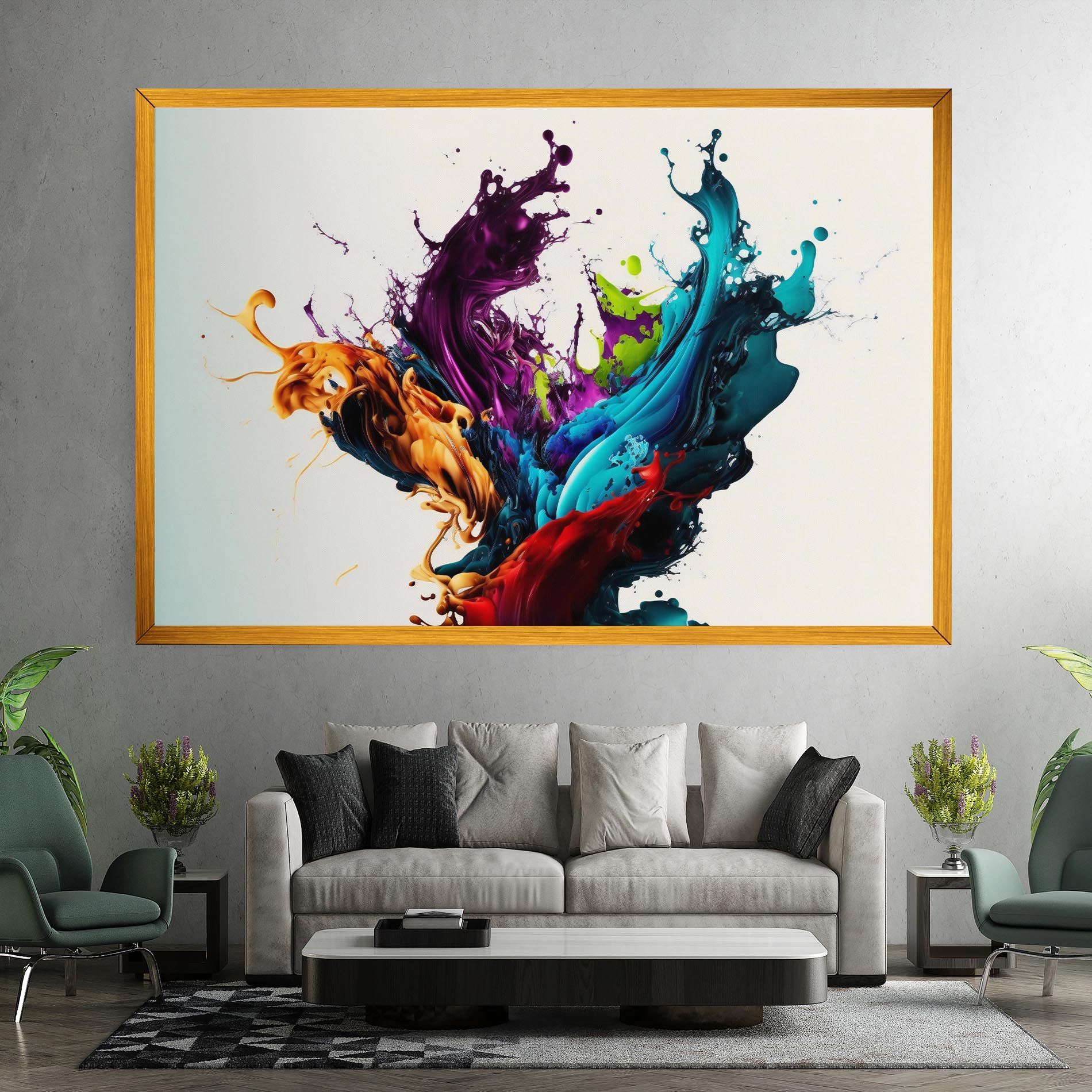 Dark Purple Splash mockup 7