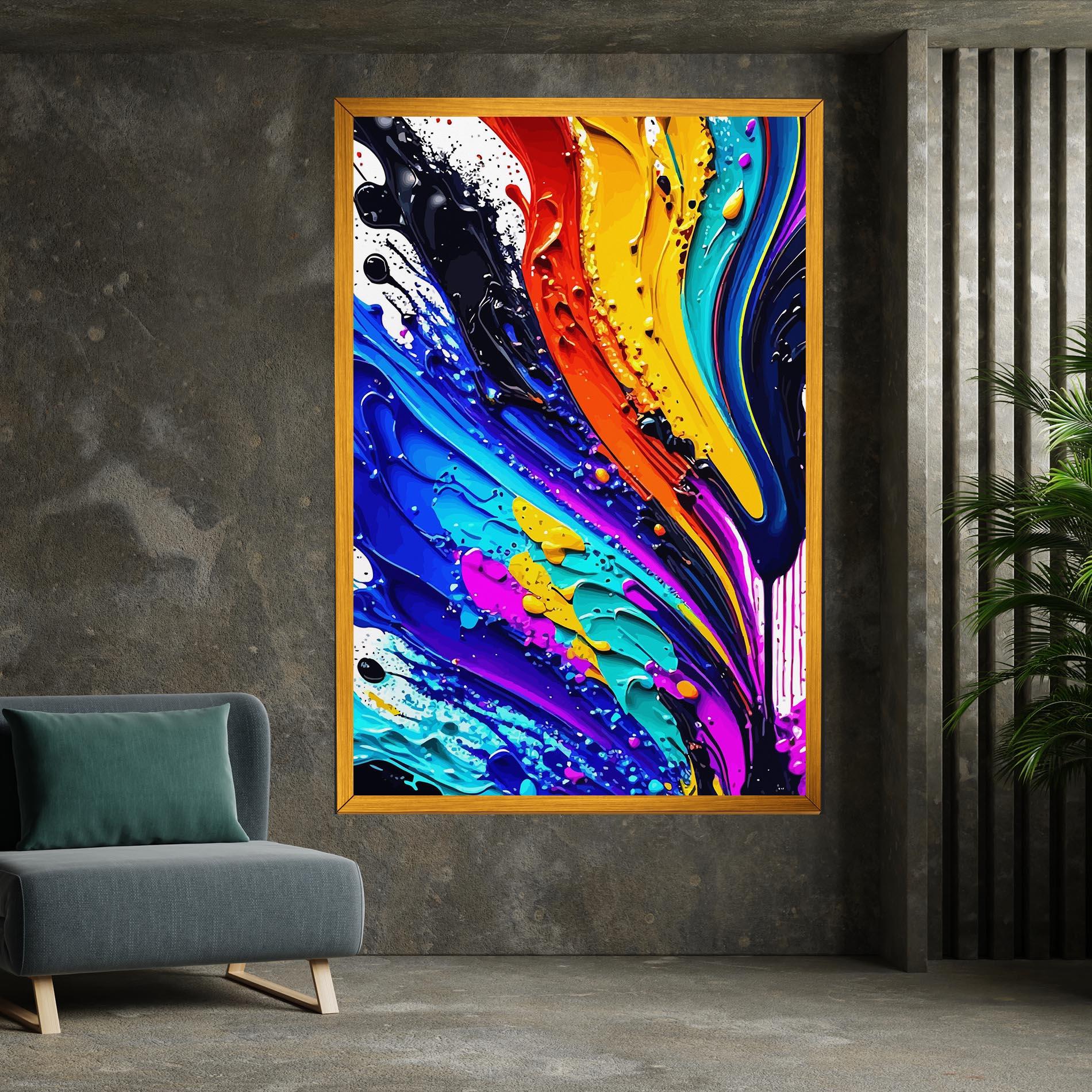 Картина на платно Beautiful Splash mockup 7