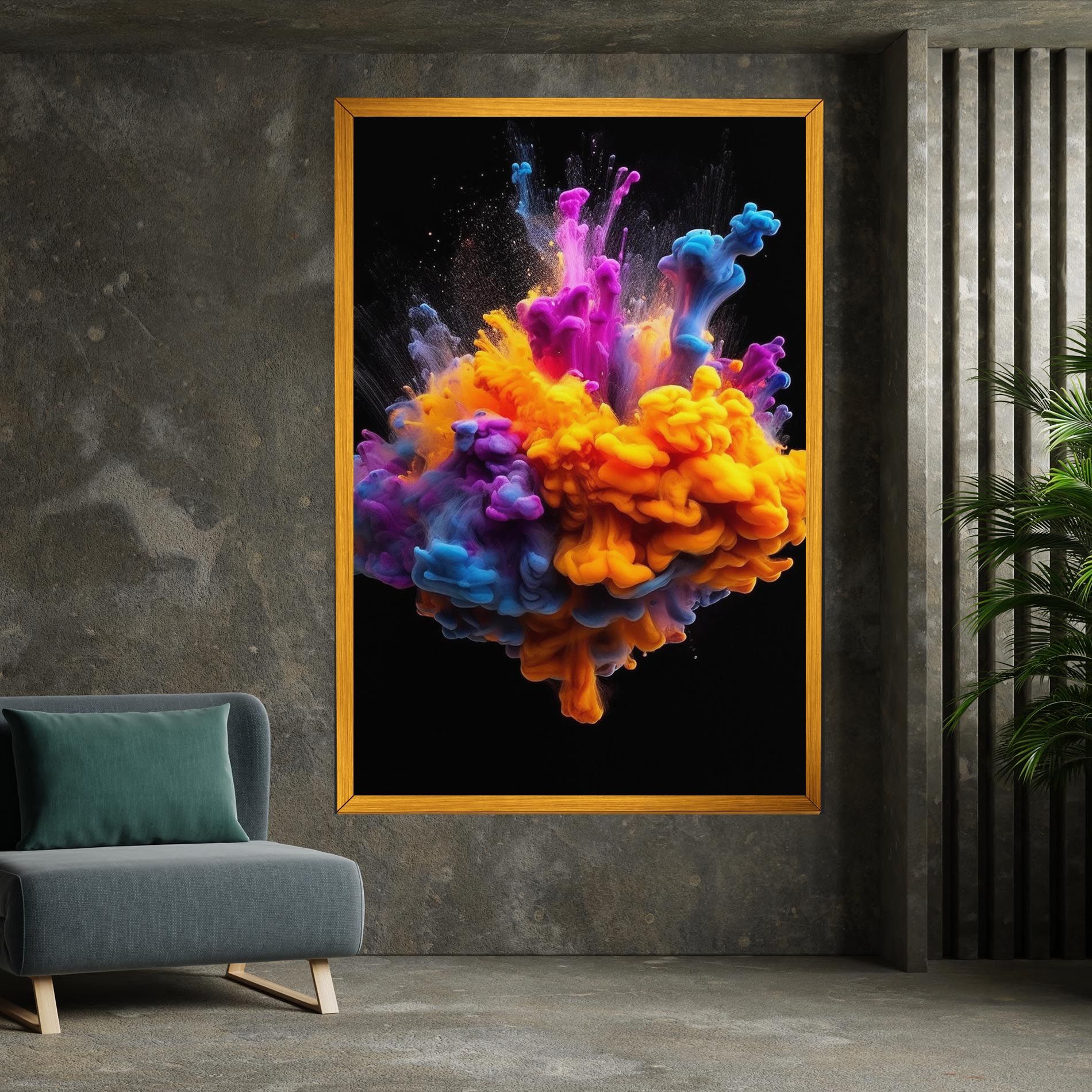 Colorful Cloud Liquid mockup 7