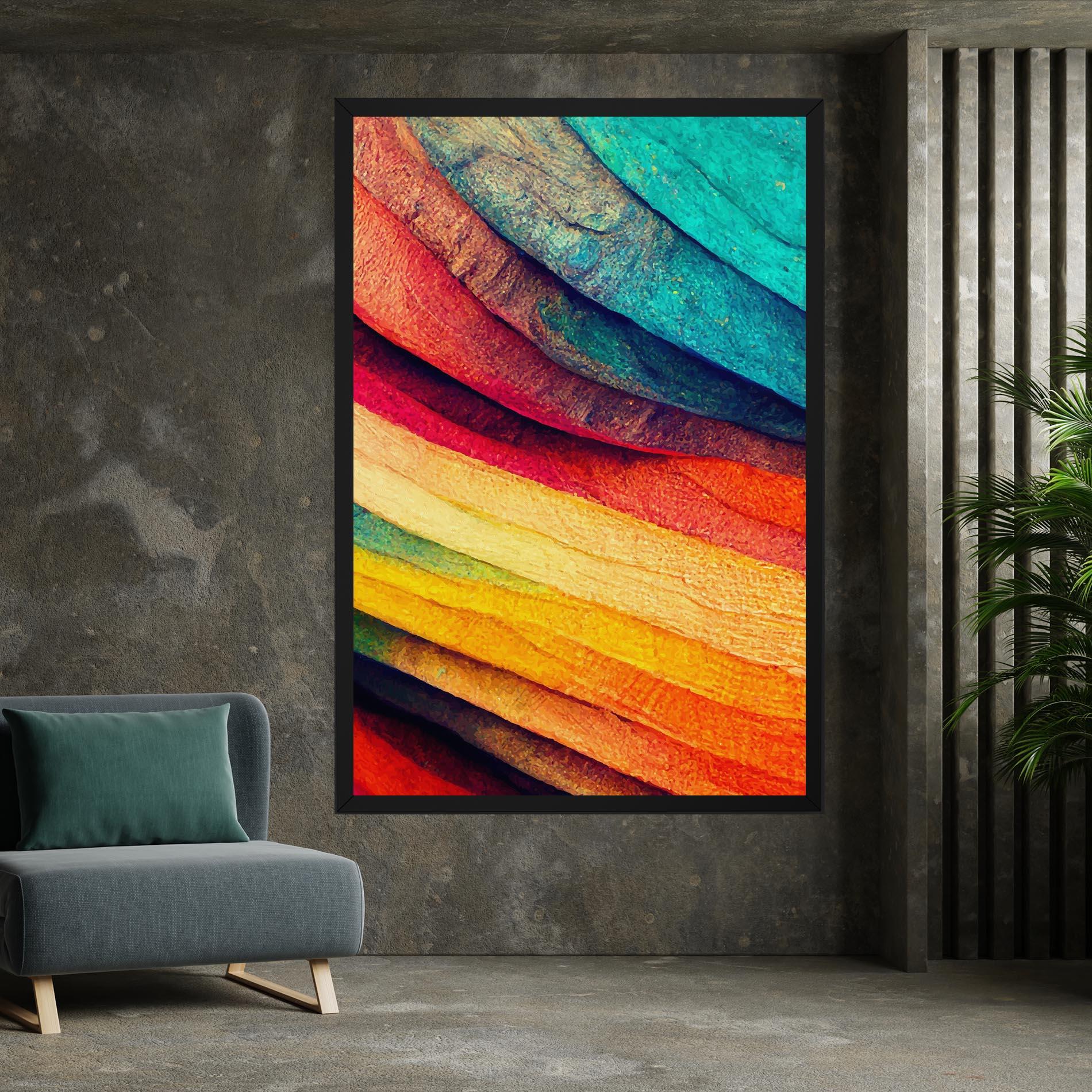 Картина на платно Autumn Abstract Color mockup 7