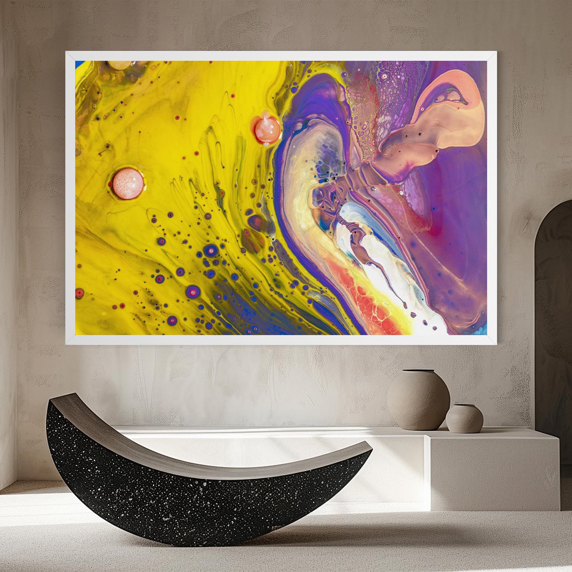 Colorful Liquid Marble mockup 8