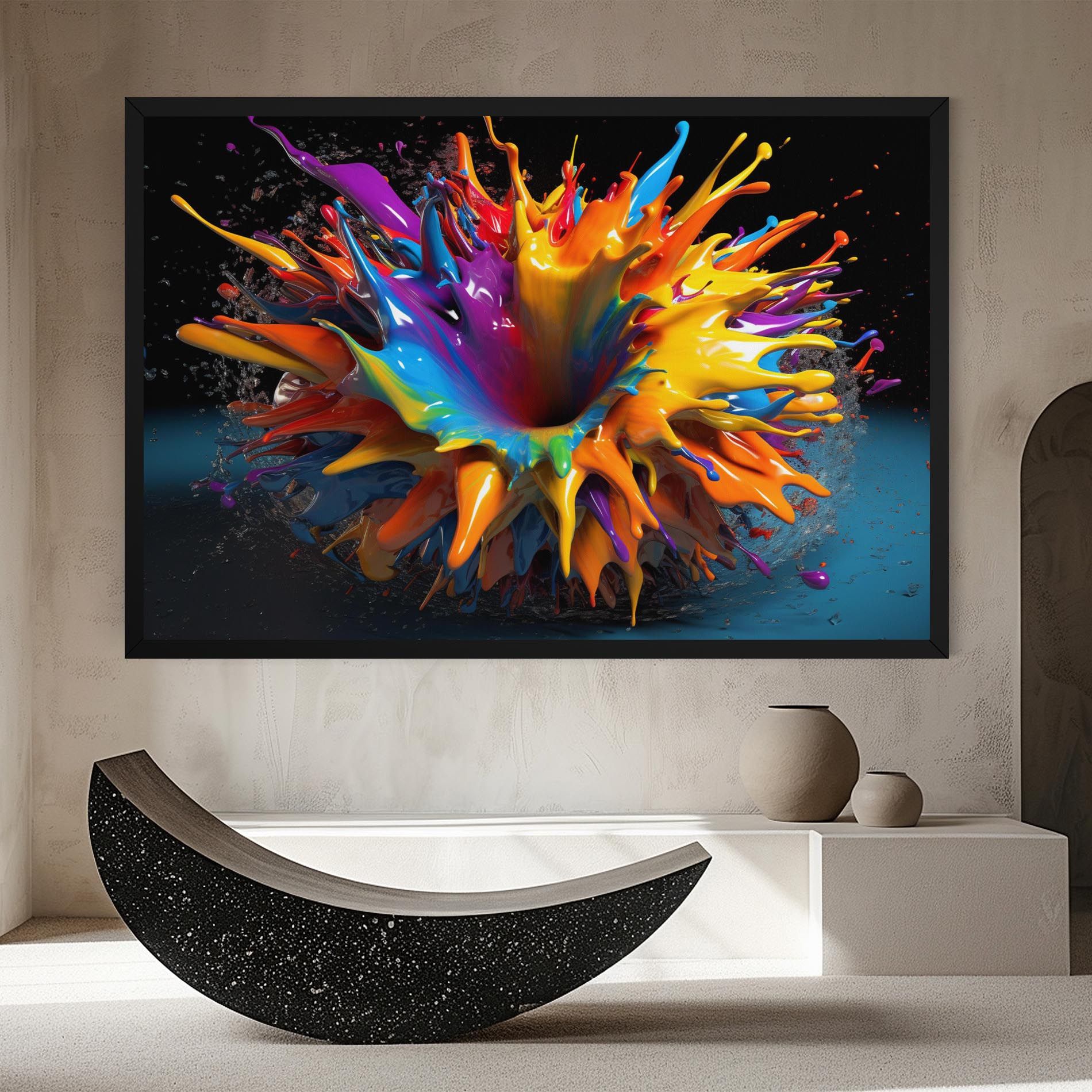 3d Color Splash mockup 8