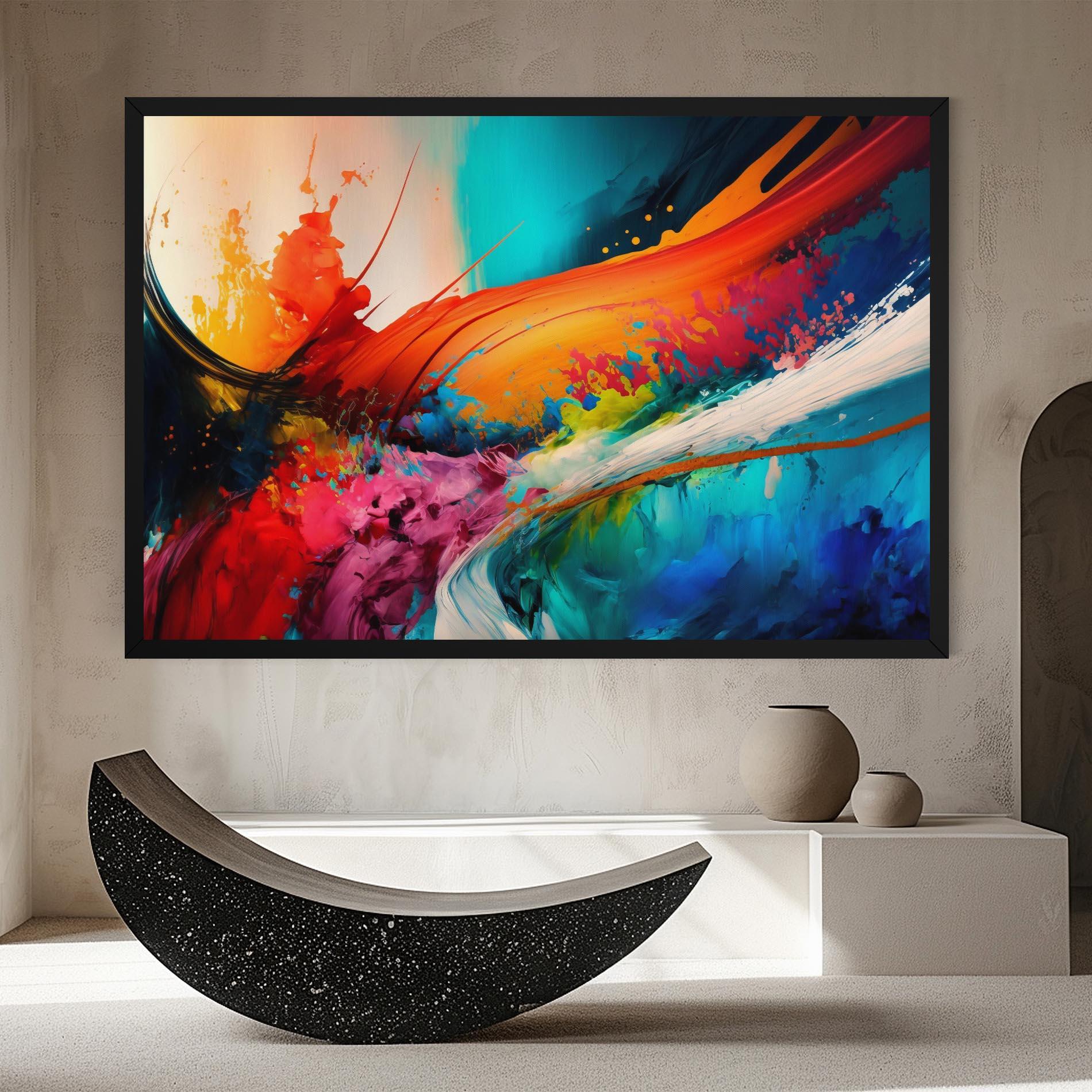 Картина на платно Art Brush Strokes mockup 8