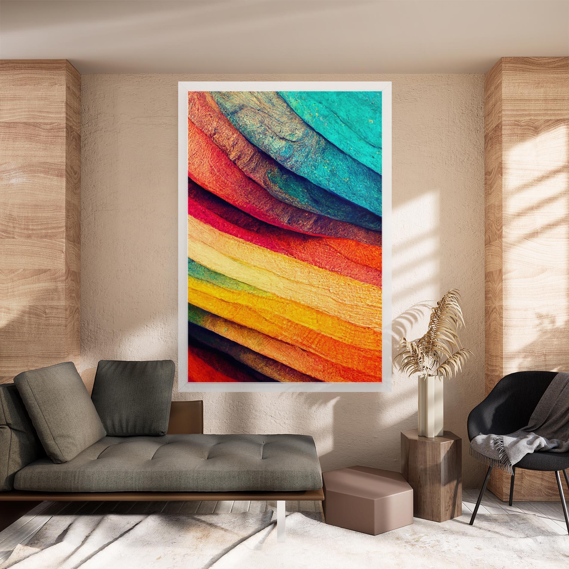 Картина на платно Autumn Abstract Color mockup 8