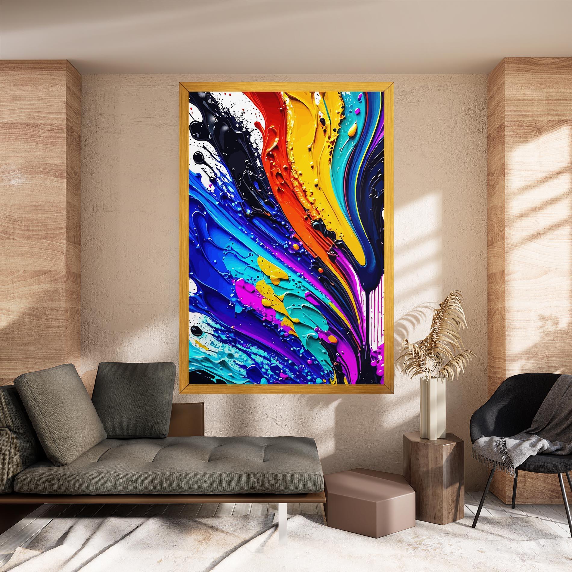 Картина на платно Beautiful Splash mockup 8