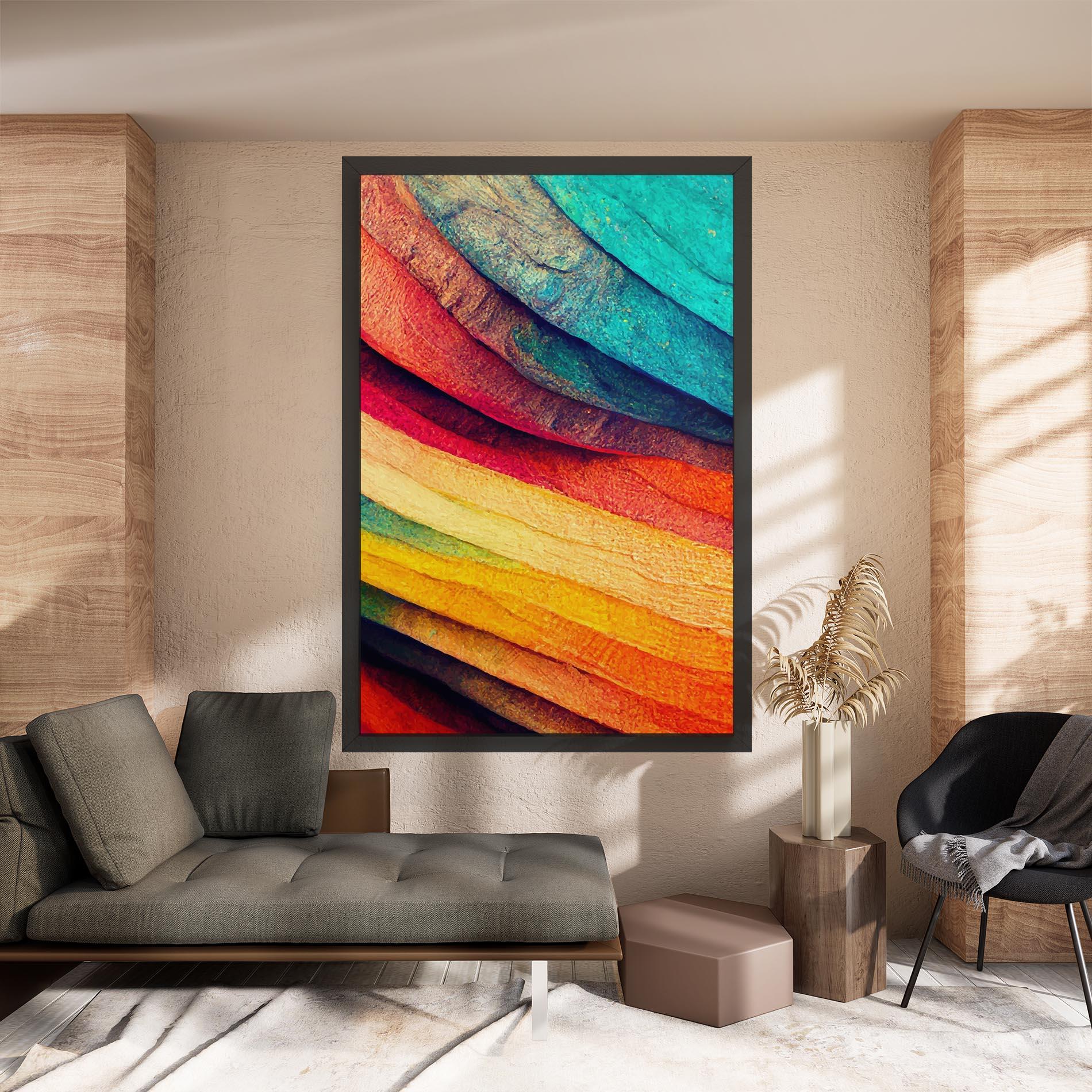 Картина на платно Autumn Abstract Color mockup 8