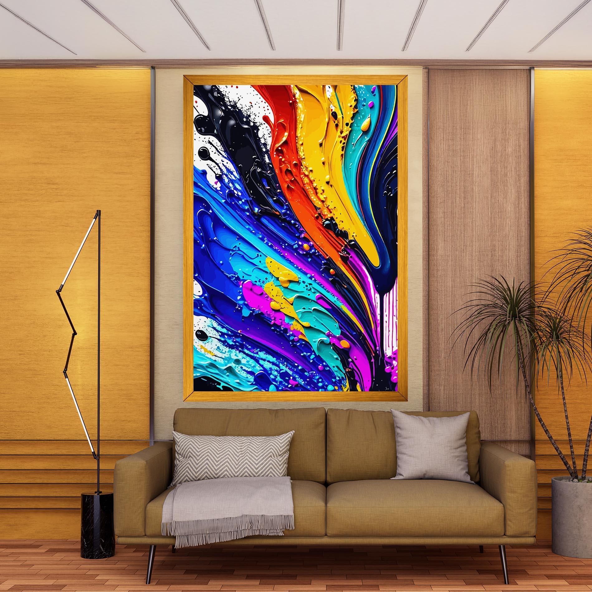 Картина на платно Beautiful Splash mockup 9