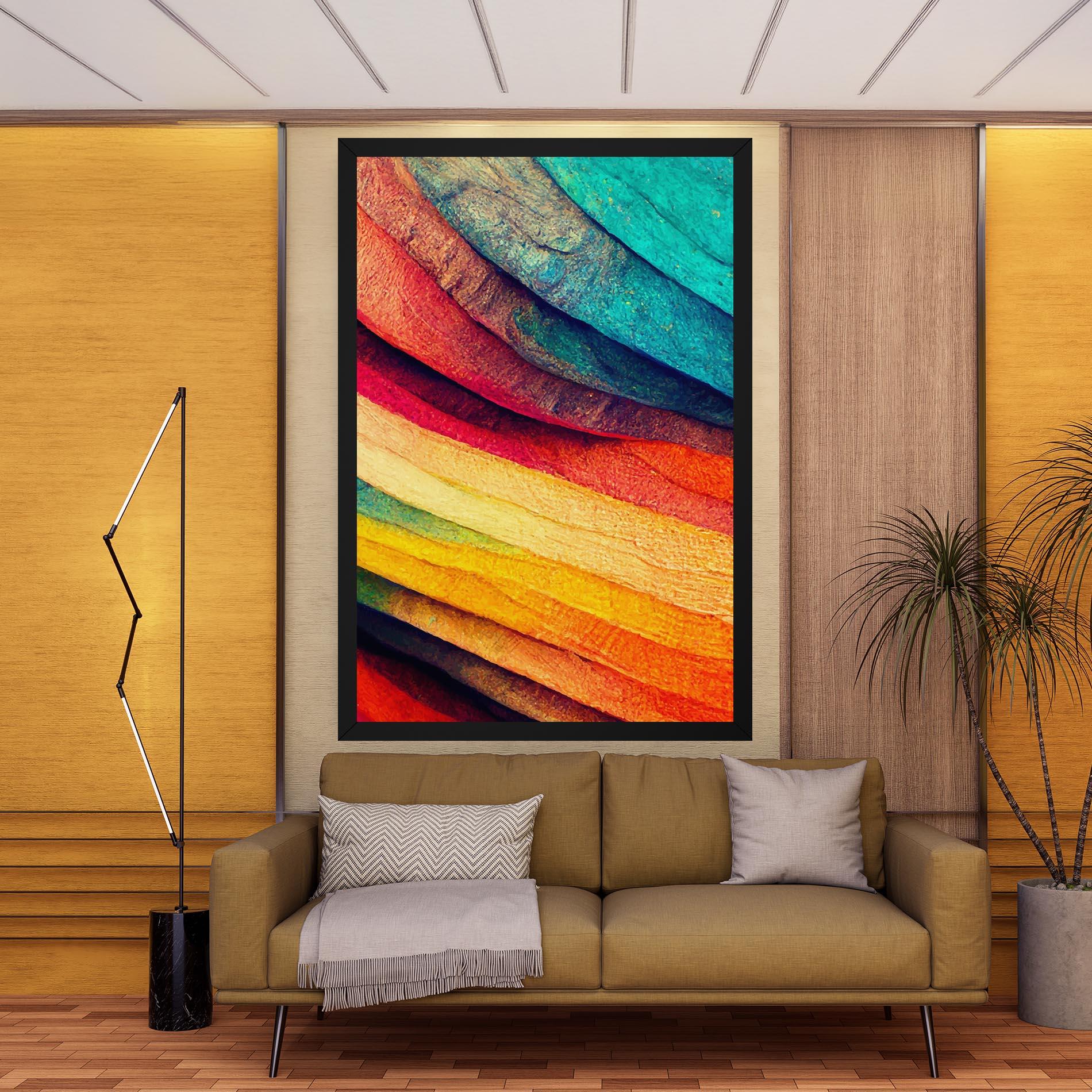 Картина на платно Autumn Abstract Color mockup 9